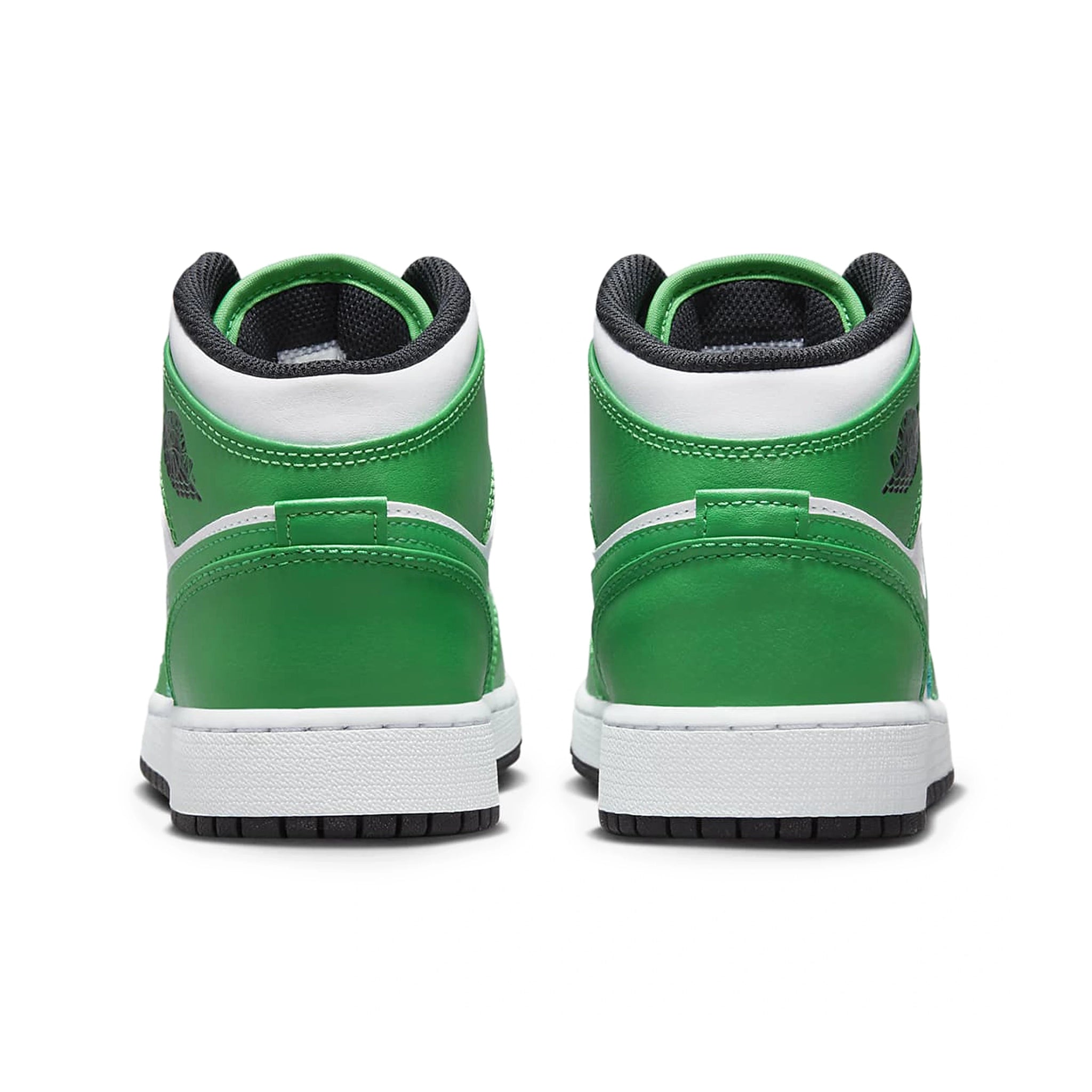 Air Jordan 1 Mid Lucky Green Basketball Shoes for Girls (GS) - Perfect for School, Sports & Casual Wear