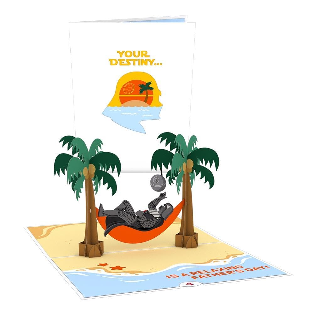 Lovepop Star Wars™ Darth Vader™ 3D Pop-Up Father's Day Gift Set - Includes 1 Greeting Card & 1 Giant Pop-Up Present - Perfect Gifts for Dad, Birthday, Anniversary & Special Occasions
