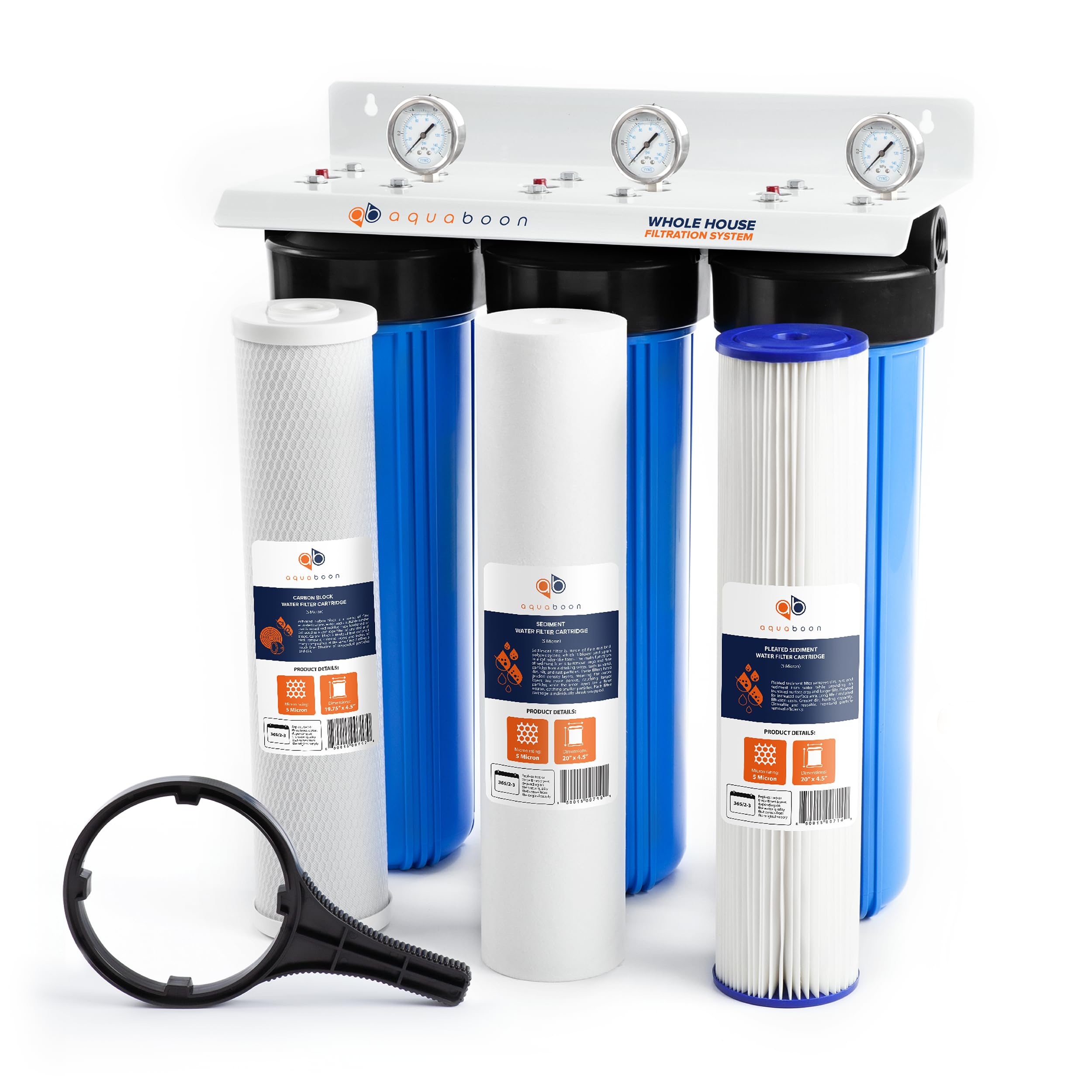 3-Stage Whole House Water Filtration System 20