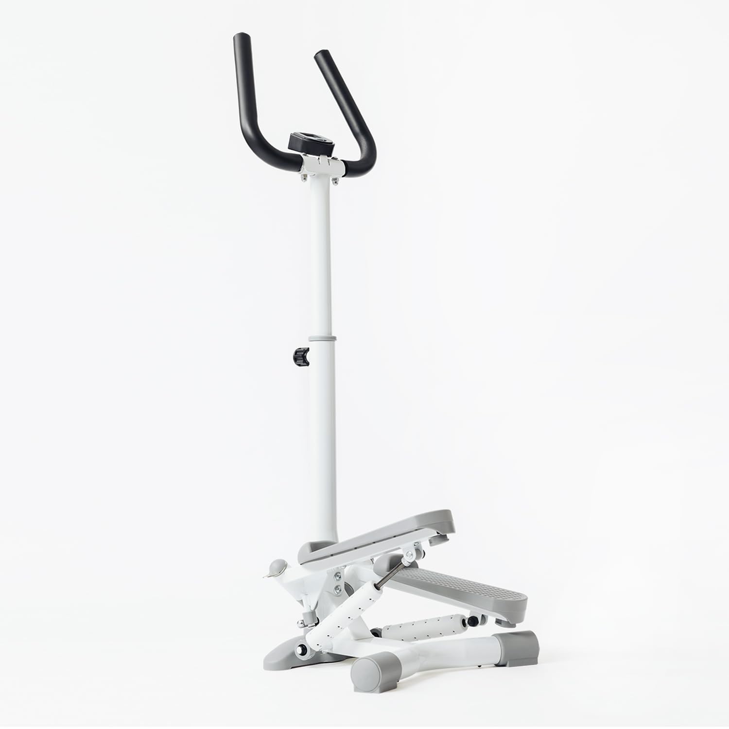 POWER ABS™ Mini Stepper - V-Shaped Twist Stepper with Handlebar & Resistance Bands for Home Workout | Portable Stair Climber Exercise Machine for Cardio, Leg & Core Training | Perfect for Small Spaces & Office Fitness