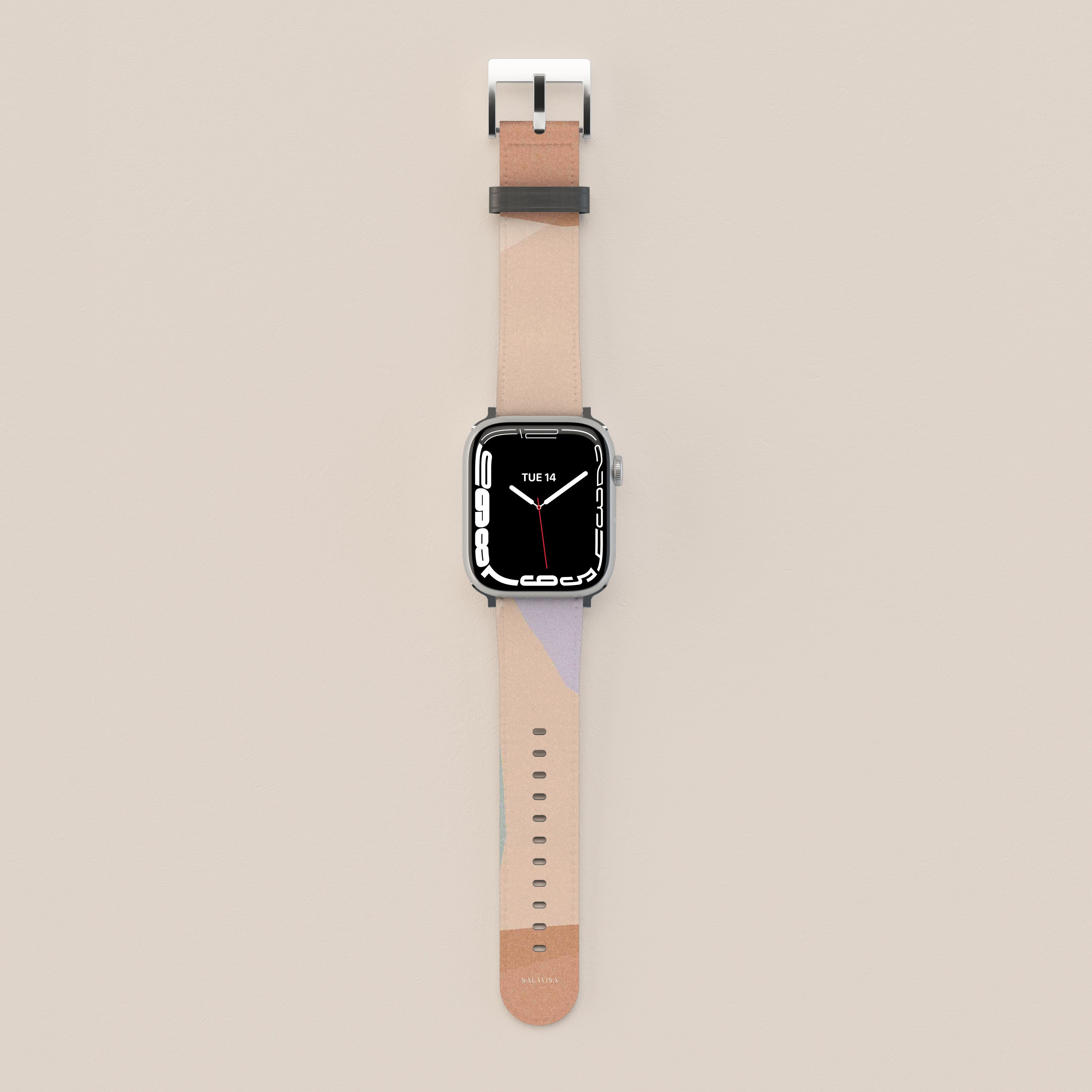 Premium Neutral Layers Apple Watch Band - Soft Silicone Replacement Strap for Apple Watch Series 1-9 & SE - Perfect for Workouts, Running & Everyday Wear