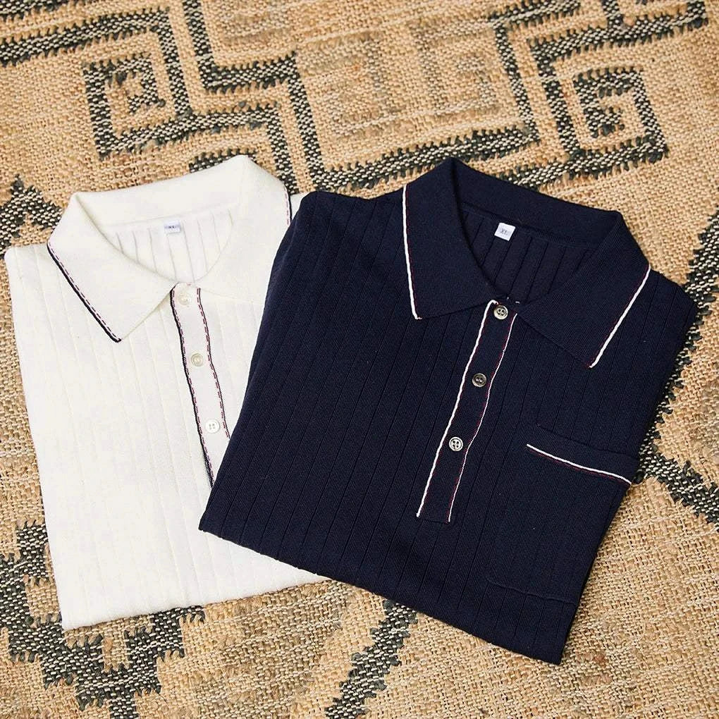 Vintage Old Money Polo Shirt - Classic English Style Cotton T-Shirt for Men | Perfect for Golf, Business Casual & Preppy Fashion