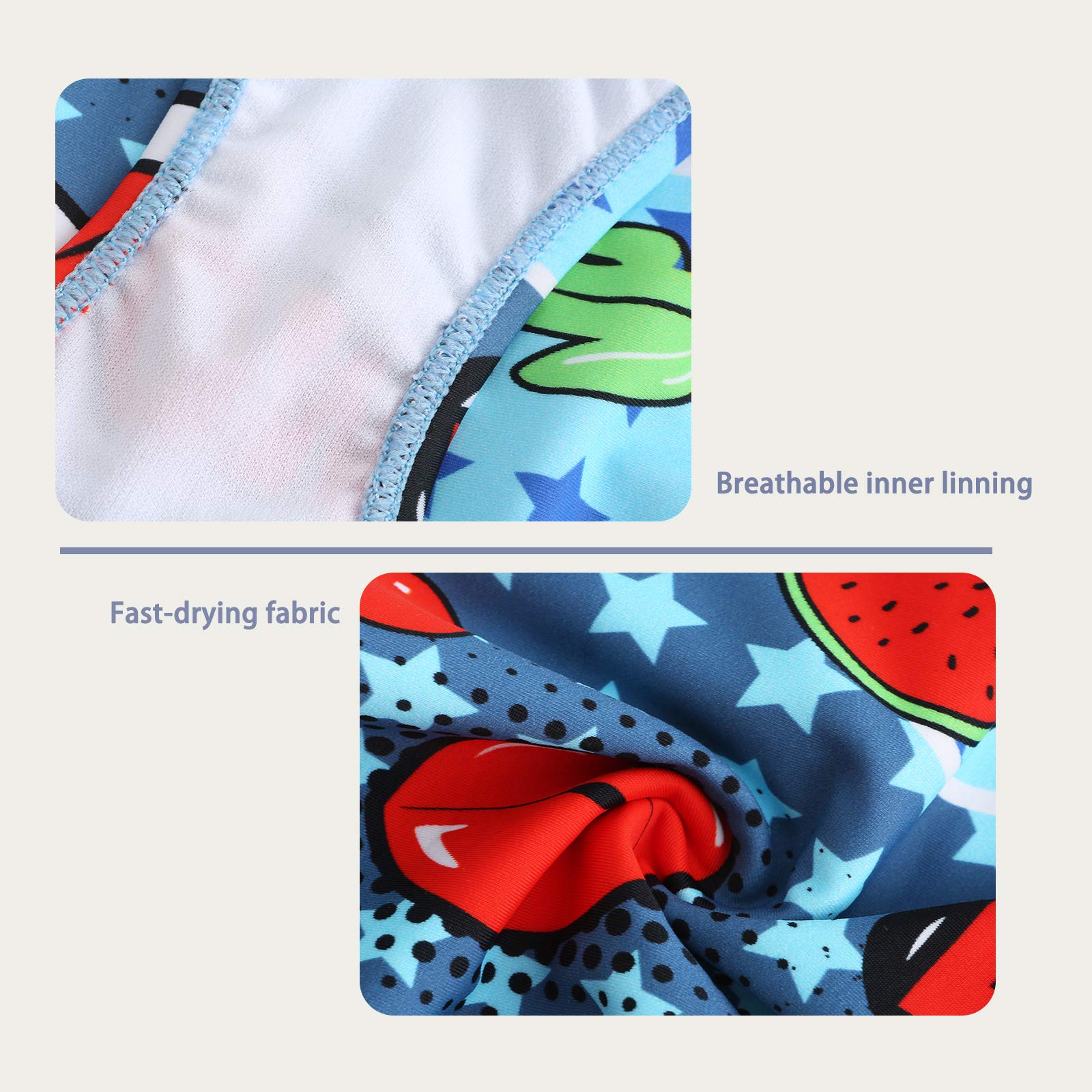 Rainbow Striped One Piece Swimsuits for Girls - Cute Bathing Suit for Kids Swimwear | Perfect for Beach, Pool & Summer Vacations