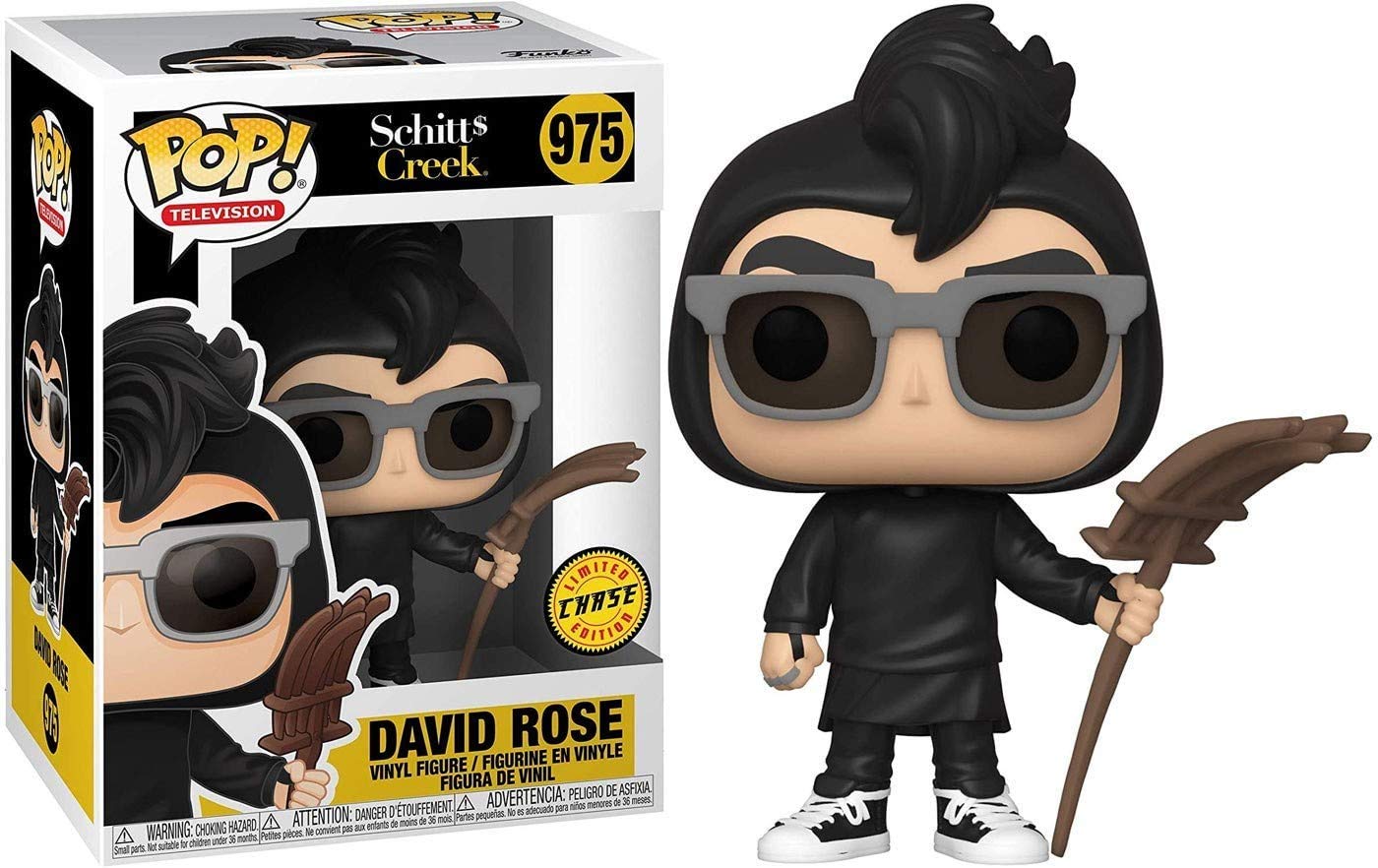 Schitt's Creek David Rose Limited Edition Chase Funko Pop! Vinyl Figure with Pop Protector Case - 3.75