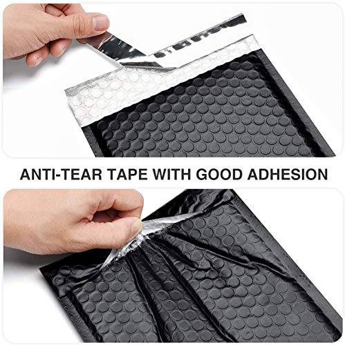 6x10 Bubble Mailer Padded Envelopes - Black Poly Mailers for Shipping, Mailing & Packaging | Perfect for Ecommerce, Small Business & Online Sellers