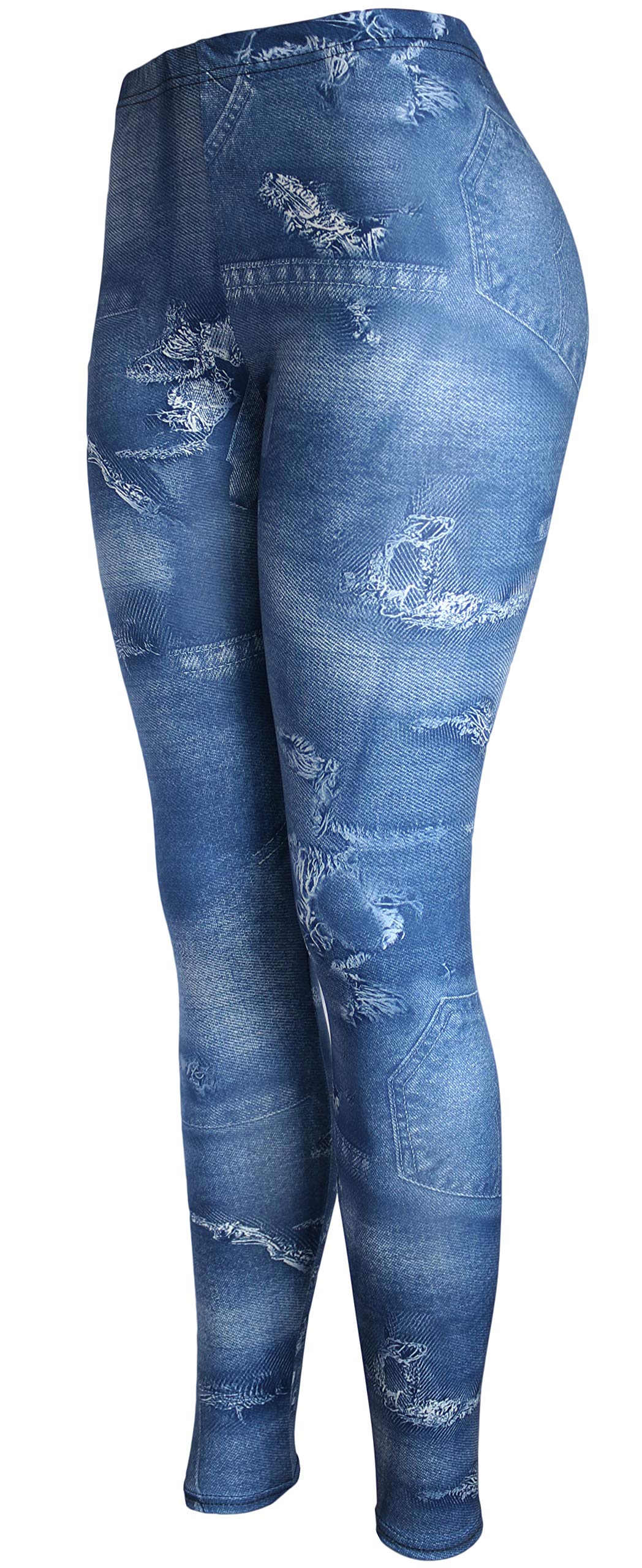 KMystic Women's Cotton Blend Printed Workout Leggings - Comfortable & Stylish Yoga Pants for Gym, Running & Casual Wear