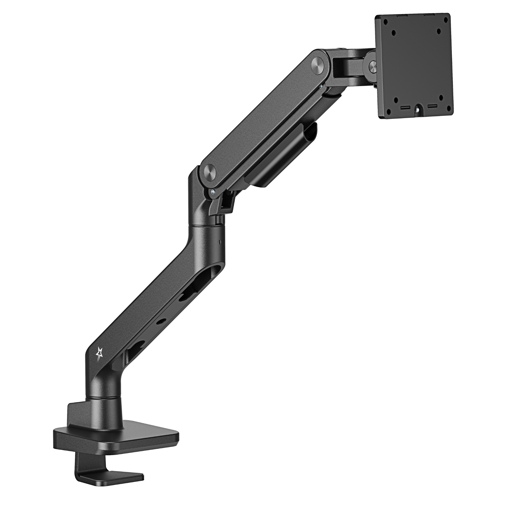 Outshine Heavy Duty Single Monitor Arm - Adjustable VESA Mount for 13-32