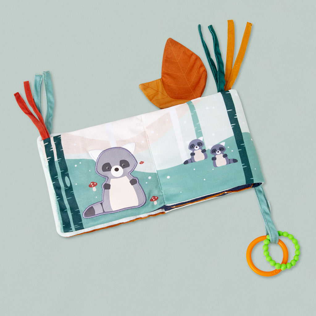 Little Big Friends Soft 2-in-1 Activity Book - Forest Animals Theme | Interactive Learning Toy for Toddlers | Perfect for Travel, Preschool & Quiet Time Play