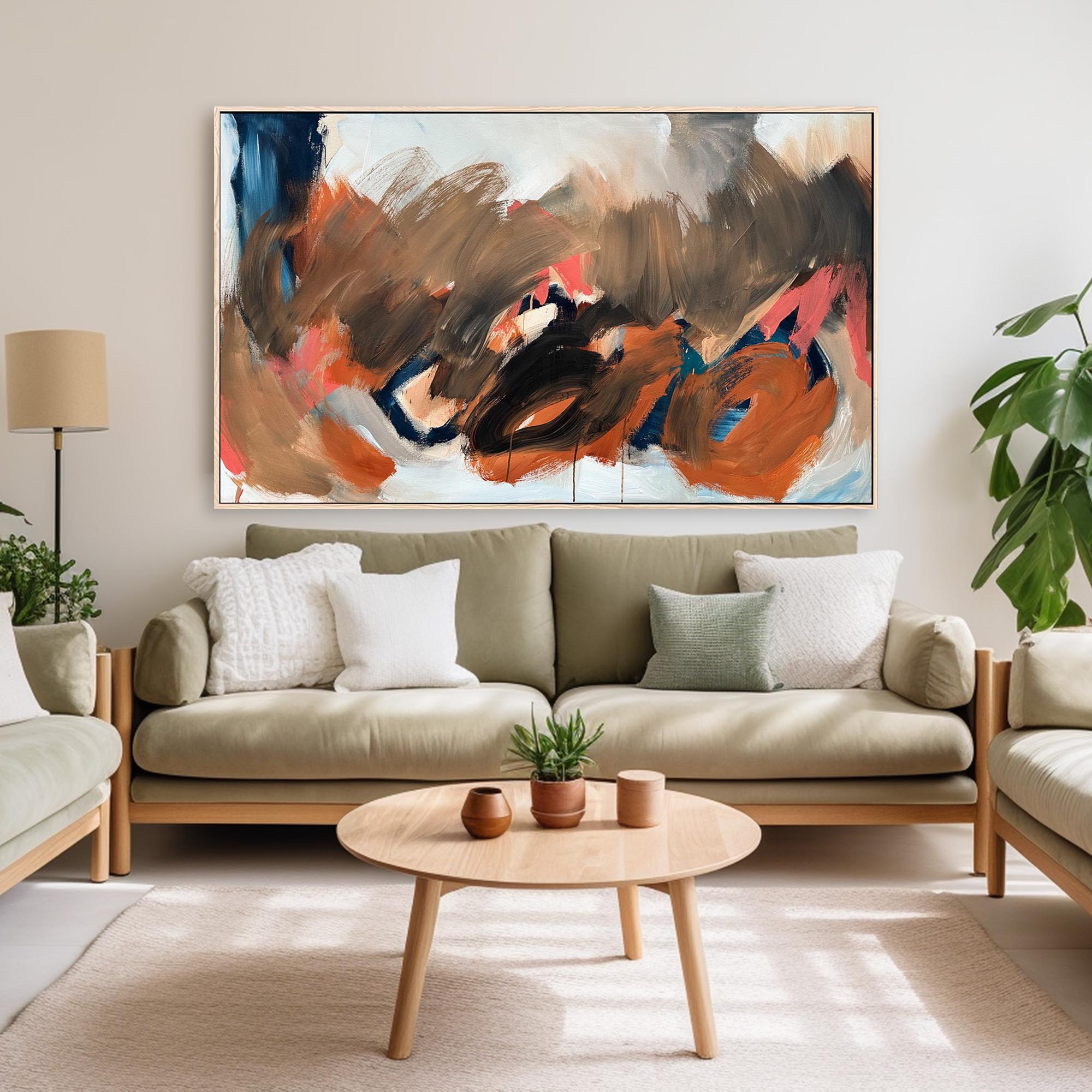Original 'The Persistence of Memory' Painting 150x100cm - Surreal Wall Art for Living Room, Office & Gallery Decor