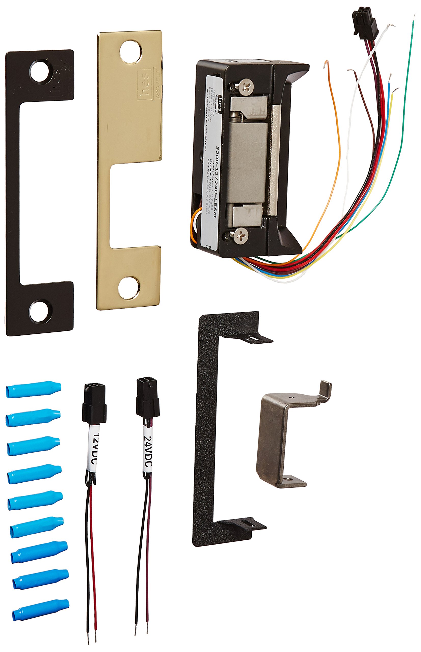 HES 10590403 Adjustable Latchbolt Strike Monitor with Horizontal Adjustability - Perfect for Commercial Doors, Security Gates, and Access Control Systems
