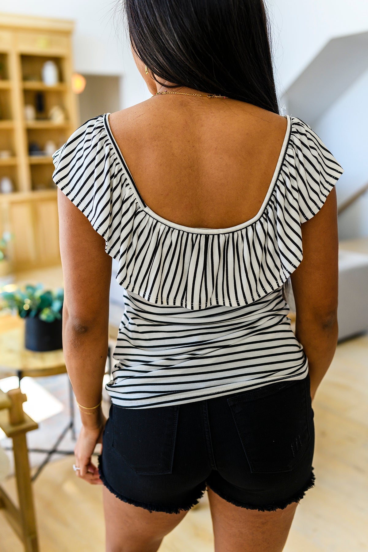 Extra Time Striped Top for Women - Trendy Casual Long Sleeve Shirt for Everyday Wear | Perfect for Office, Date Night & Weekend Outings