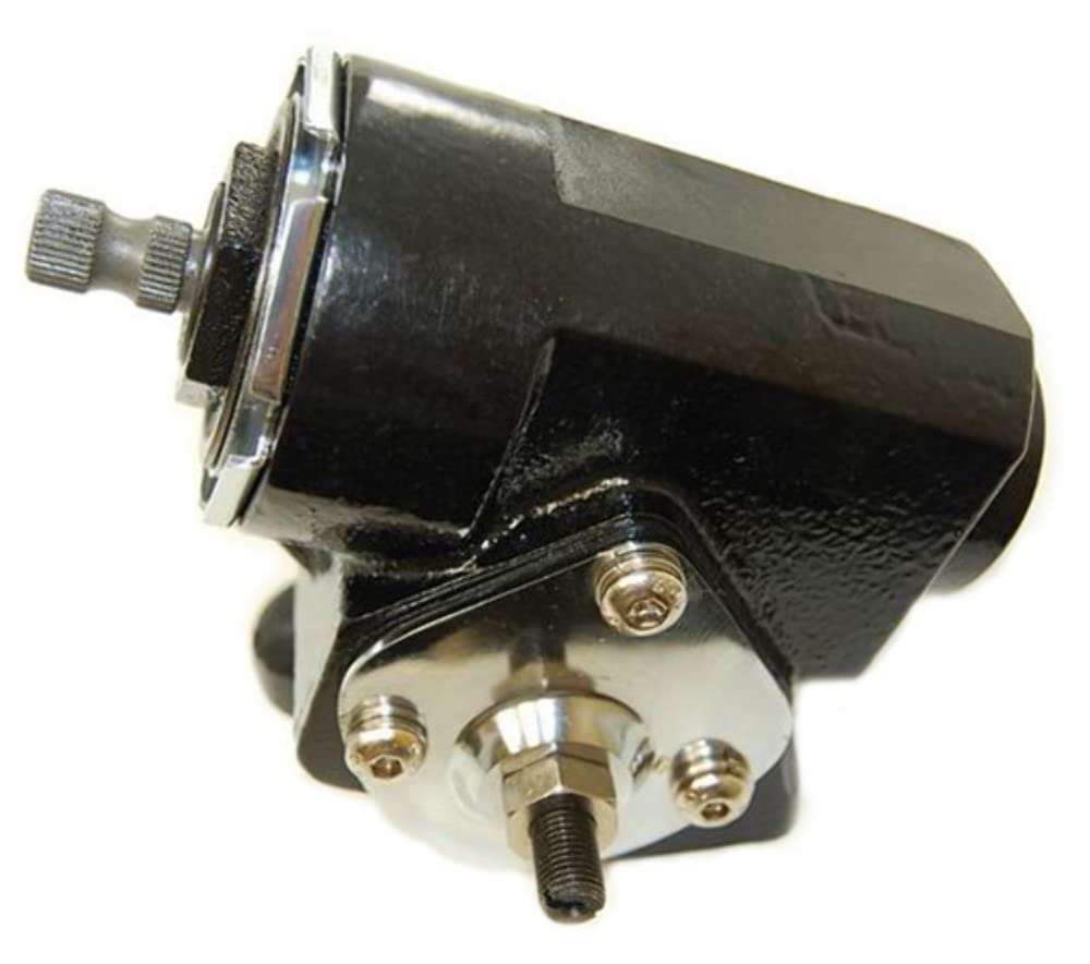 Reversed Corvair Steering Box 20:1 Ratio - Black - High Performance Steering Gear for 32 T-Bucket Hot Rod & Classic Car Restoration - Perfect for Vintage Car Builds, Rat Rods, and Custom Automotive Projects