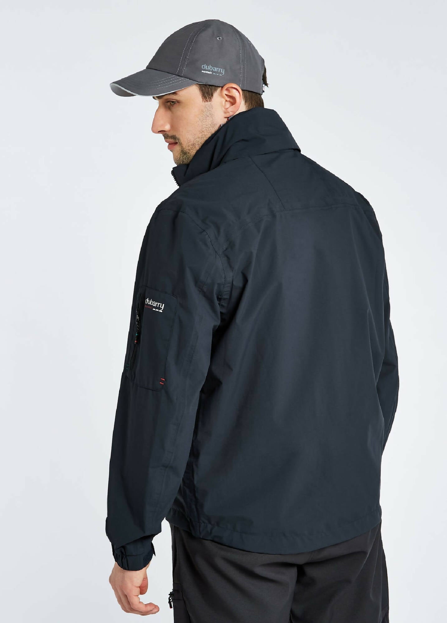 DUBARRY Croatia Waterproof Crew Jacket for Men & Women | Windproof Rain Jacket with Fleece Lining | Outdoor Hiking, Camping & Travel Coat in Graphite Color