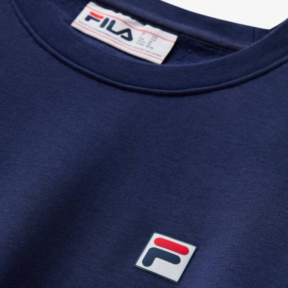 Fila Unisex Classic Relaxed Sweatpants - Comfortable Casual Fleece Joggers for Men & Women (Navy Blue) | Perfect for Lounge Wear, Gym, Running & Everyday Outfits