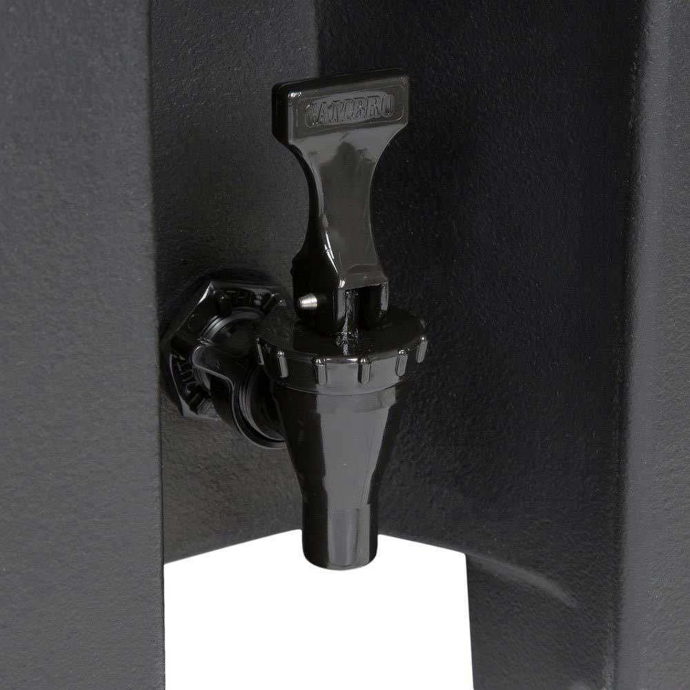 Cambro 1000LCD110 11.75 Gallon Camtainer Black Beverage Dispenser - Perfect for Restaurants, Catering & Large Events
