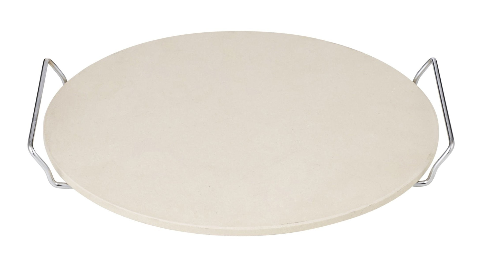 Davis & Waddell 13-Inch Pizza Stone with Wooden Peel Rack - Perfect for Baking Crispy Homemade Pizza, Bread & Pastries in Oven or Grill - Ideal for Outdoor Cooking & Home Kitchen Use