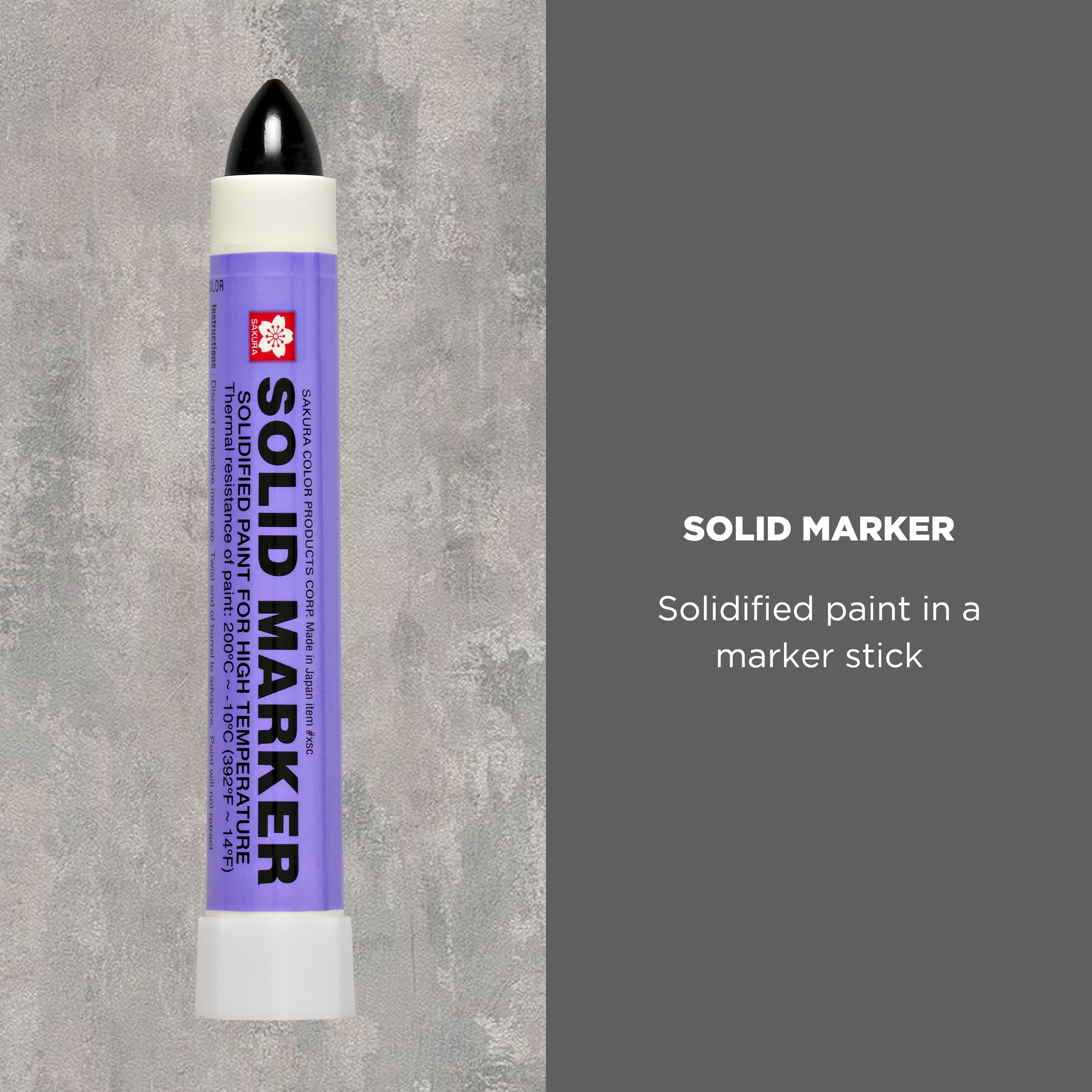Sakura Solid Paint Markers - Permanent Waterproof Paint Pens for Windows, Wood, Glass - Black Ink - 1 Pack - Ideal for DIY Crafts, Sign Making & Home Decor Projects