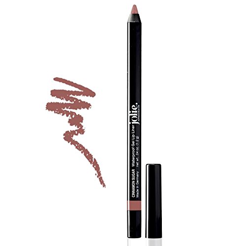 Jolie Cosmetics Waterproof Gel Lip Liner - Ultra Smooth, Long-Lasting Matte Finish (Cinnamon Sugar) for Everyday Wear & Special Occasions