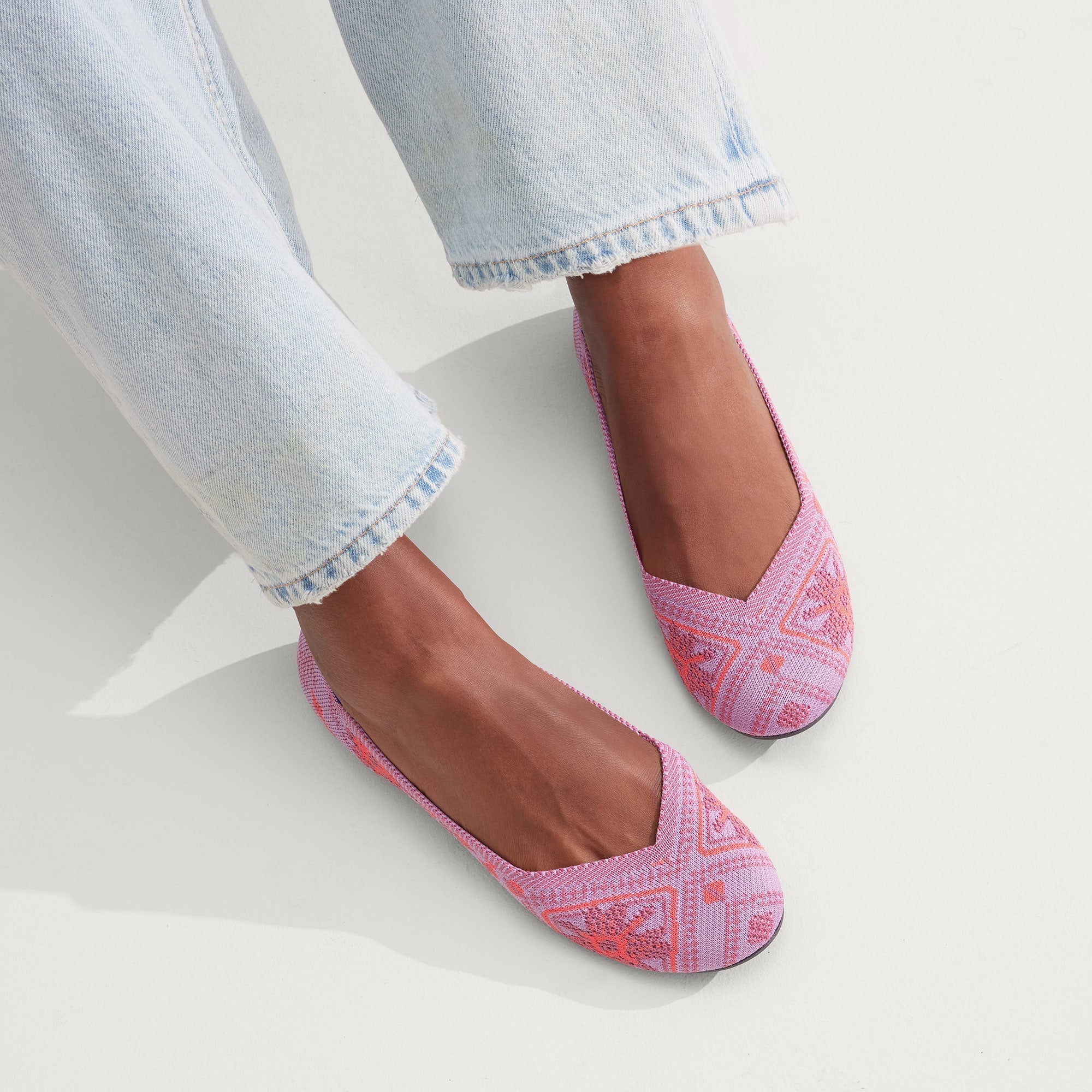Boho Rose Flat Shoes for Women - Comfortable & Stylish Casual Flats for Everyday Wear, Walking, and Travel