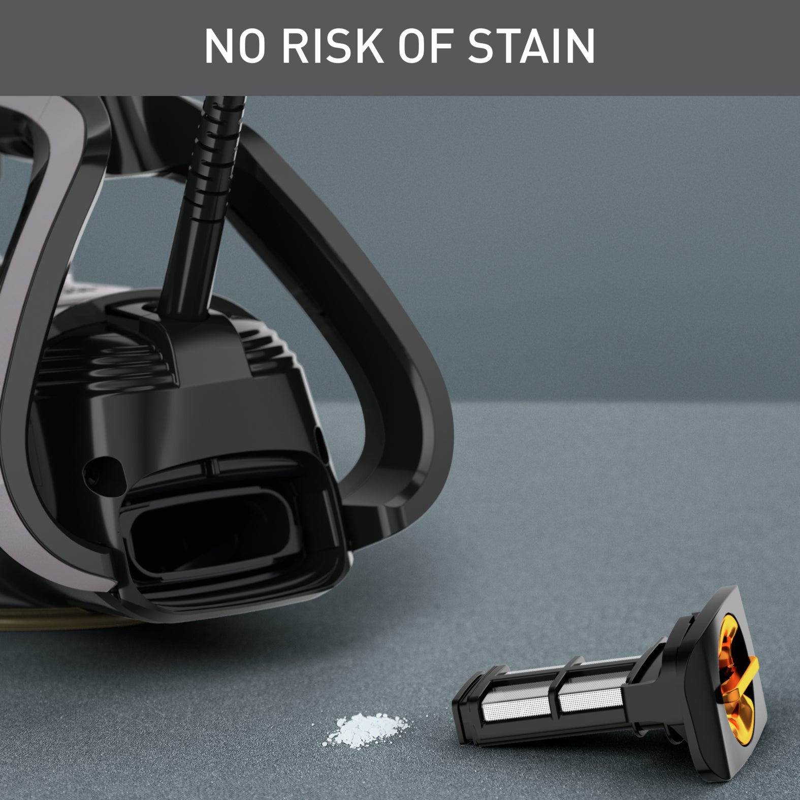 Tefal Puregliss Anti Calc Shady & Black Steam Iron FV8062 - Professional Steam Iron for Clothes with Anti-Calc System - Perfect for Home, Office & Travel Use