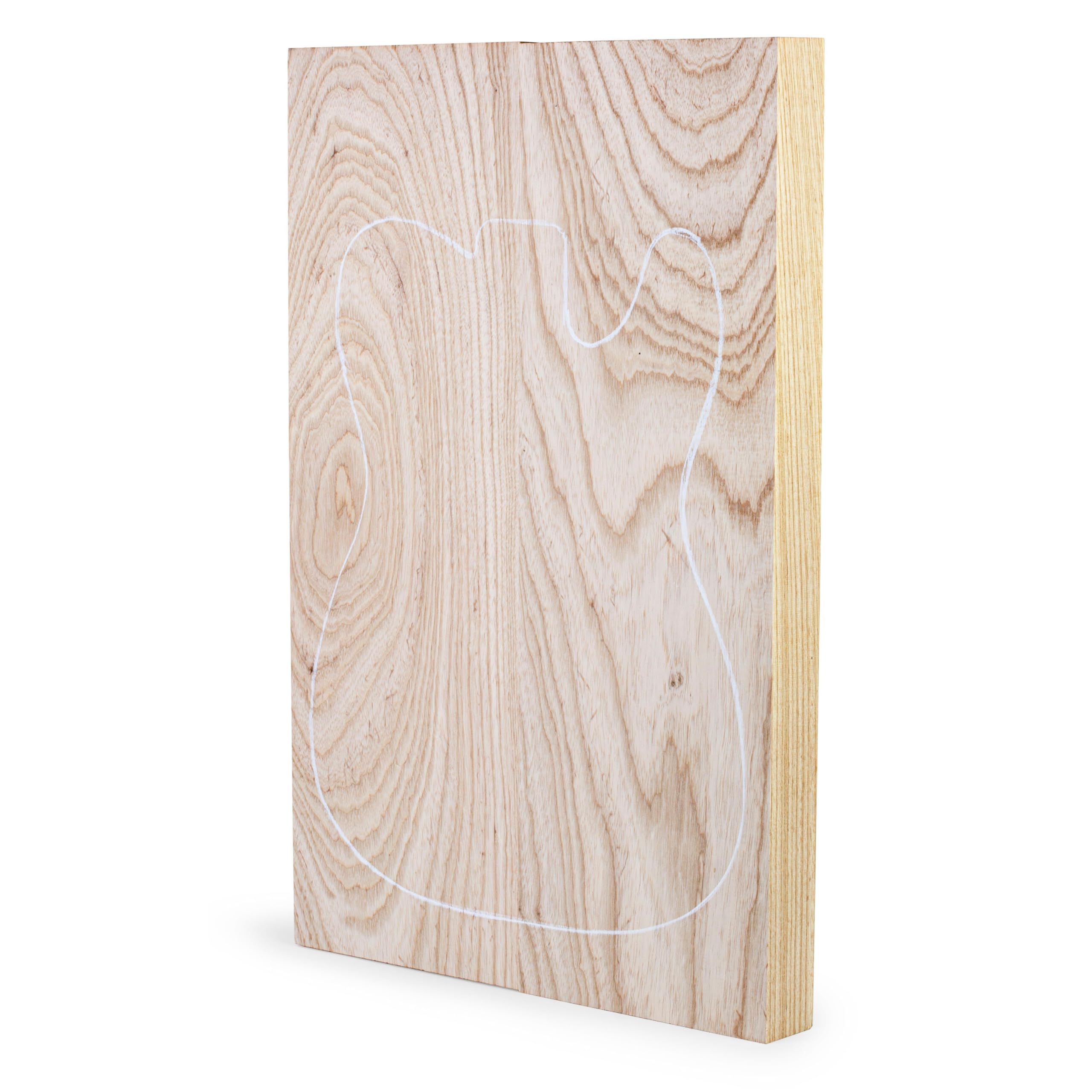 Premium Swamp Ash Guitar Body Blank - 2-Piece Set for DIY Electric Guitar Building | Perfect for Luthiers & Custom Guitar Projects (Model 2621) | Ideal for Strat, Tele & Custom Guitar Designs