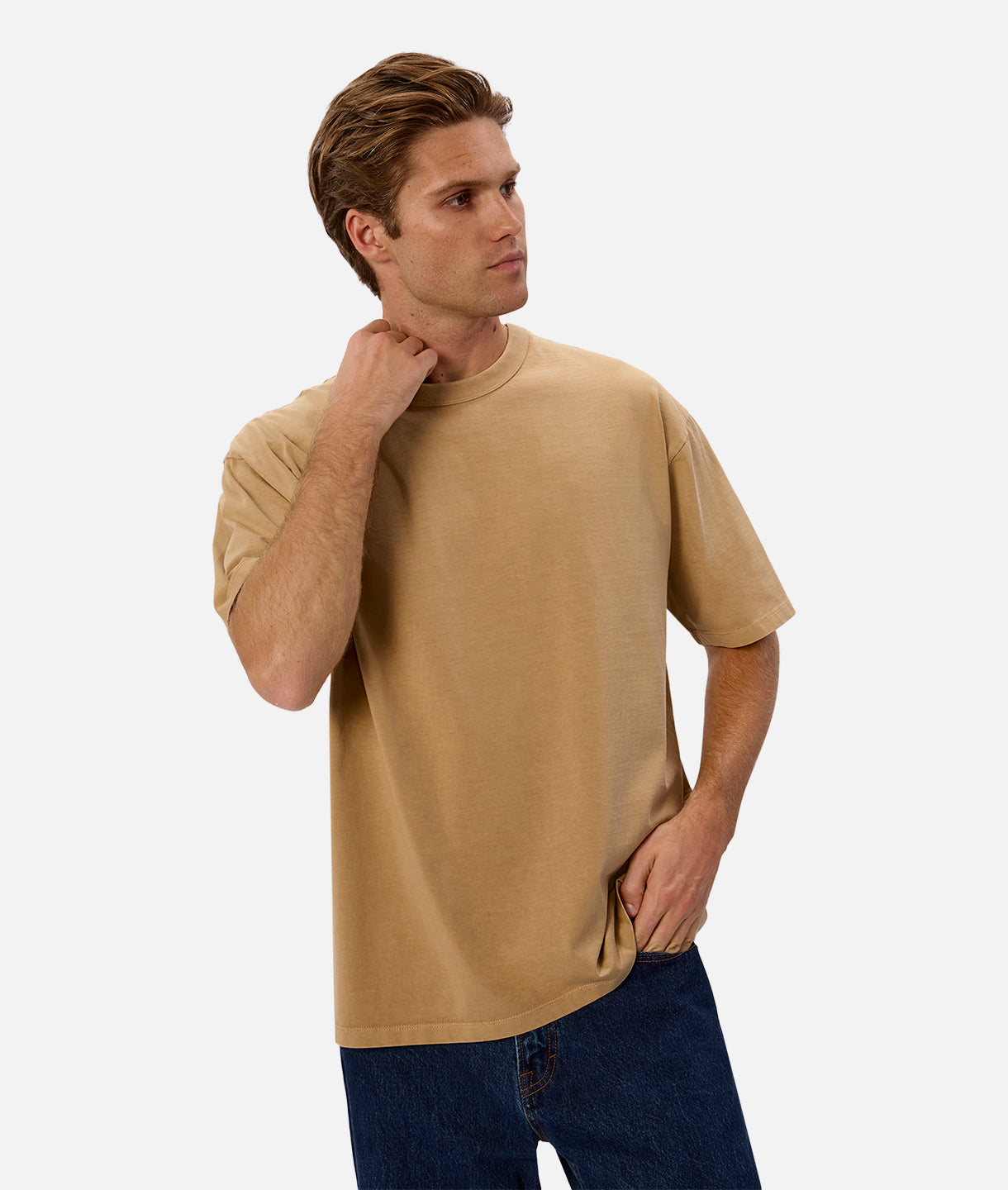 Del Sur Tee - Soft & Stylish Men's T-Shirt in Curry Color | Comfortable Casual Wear for Everyday Outfits & Street Style