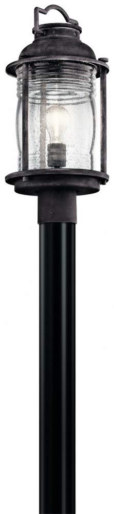Kichler 49573WZC Outdoor Wall Light - Weatherproof Exterior Post Mount Lighting for Porch, Patio, and Garden - Energy Efficient LED Outdoor Sconce