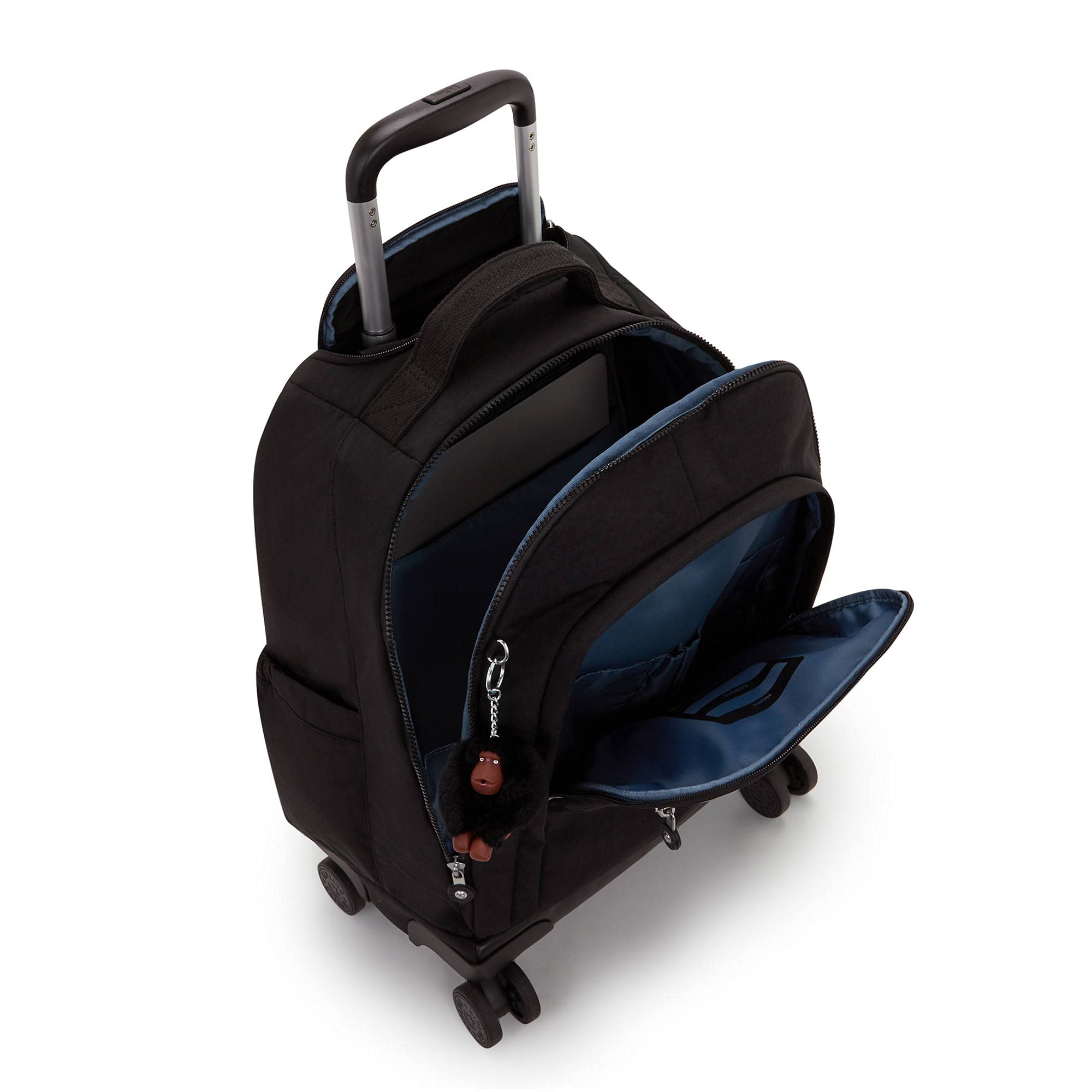 Kipling New Zea 15 Inch Laptop Rolling Backpack - Lightweight Travel Carry-On with Wheels for Business, School & Airplane Use