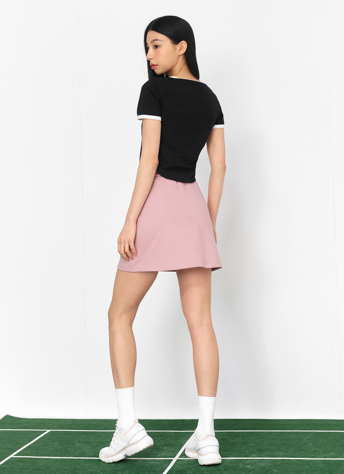 Basic Life Skirts for Women - Comfortable Casual A-Line Skirts with Pockets - Perfect for Work, Travel & Everyday Wear