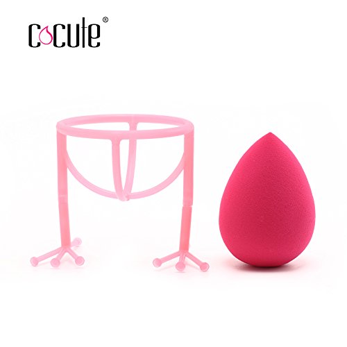 Cocute 2-Piece Makeup Sponge Set - Chicken Feet Shape Display Stand Holder, Soft & Smooth Beauty Blender for Flawless Application | Perfect for Travel, Home & Professional Makeup Kits