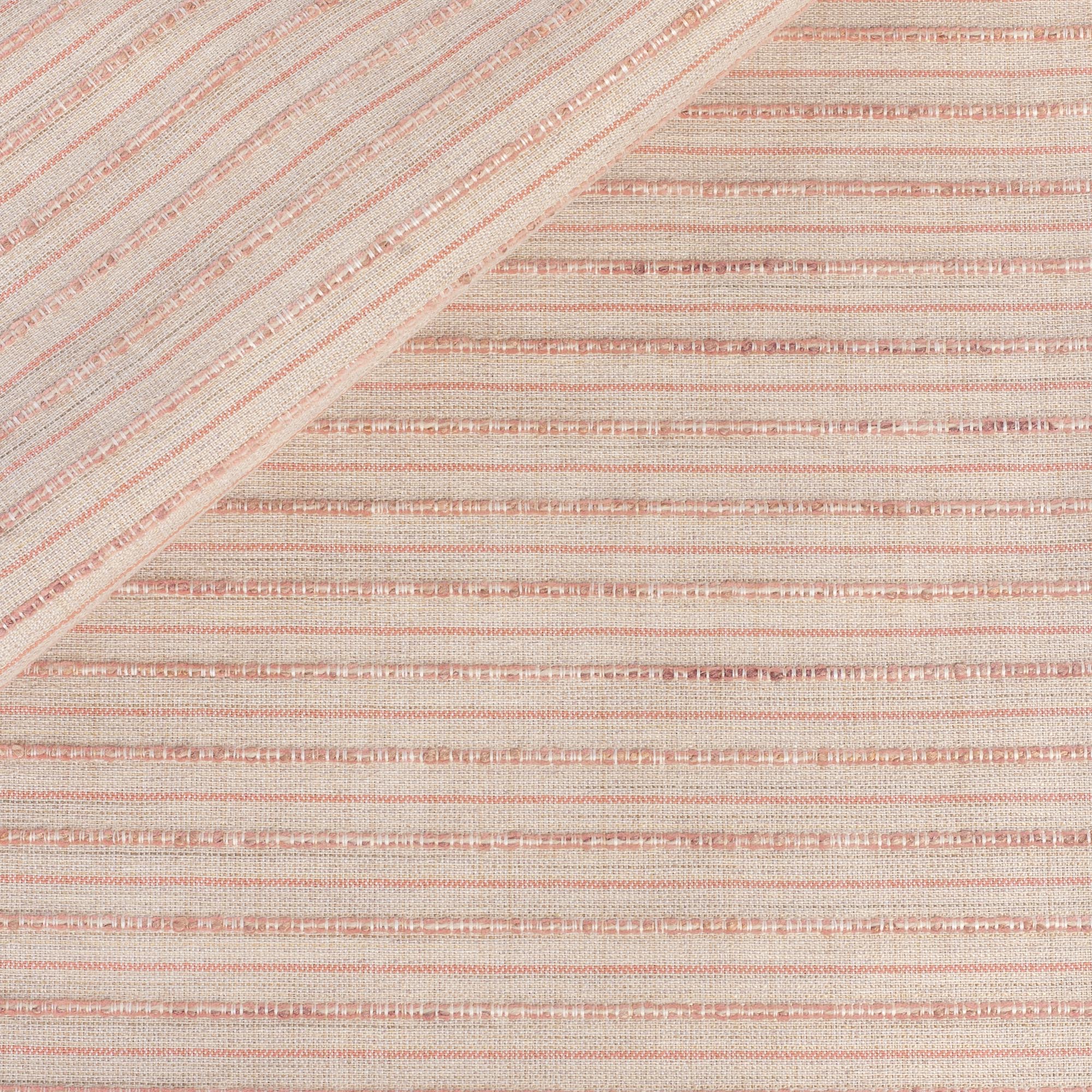 Misto Stripe Fabric - Coral Blush Color Premium Cotton Blend Textile for DIY Crafts, Home Decor & Upholstery Projects | Perfect for Curtains, Pillows & Quilting