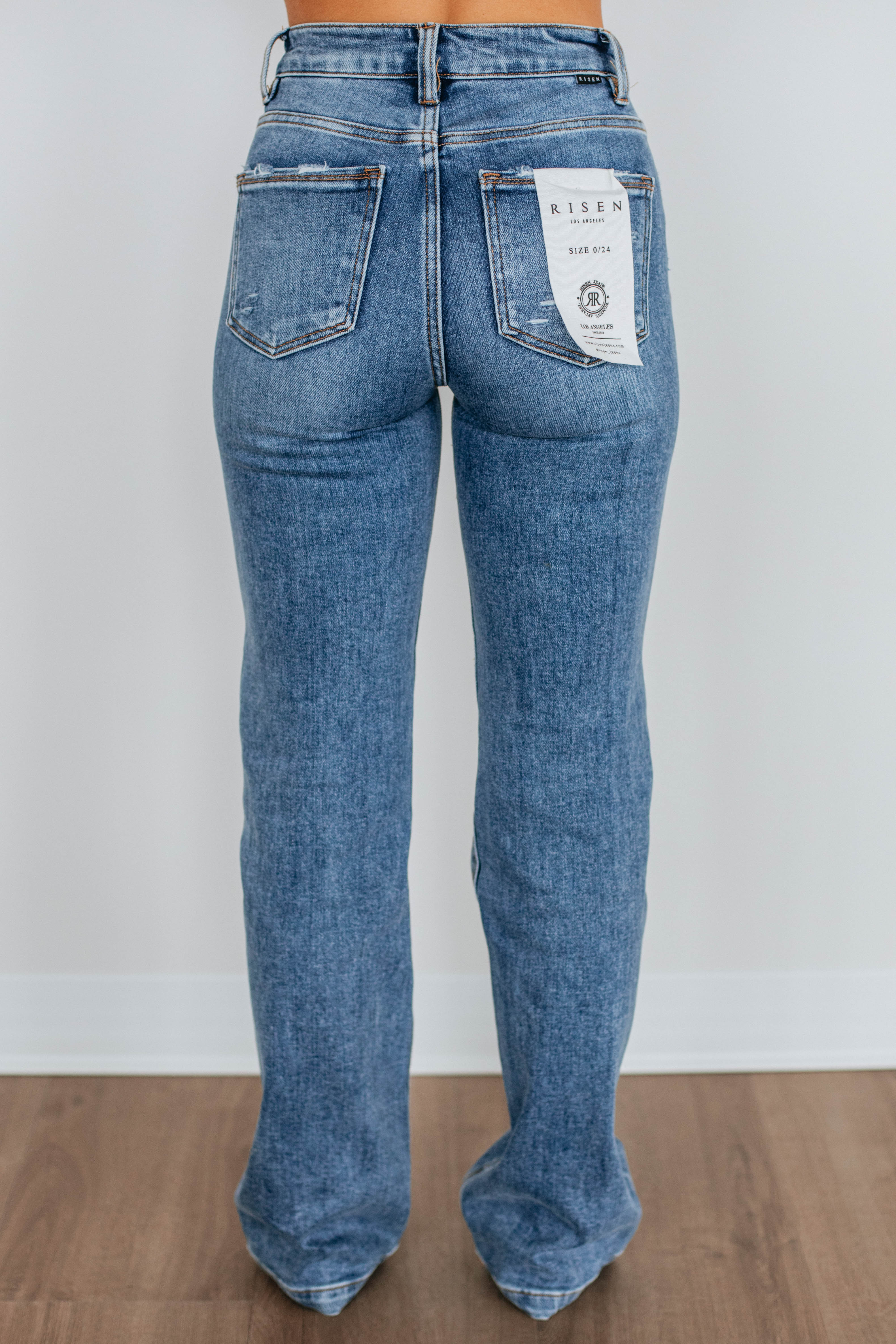 Emily Risen Women's High Waist Skinny Jeans - Stretch Denim Pants for Casual Wear & Night Out