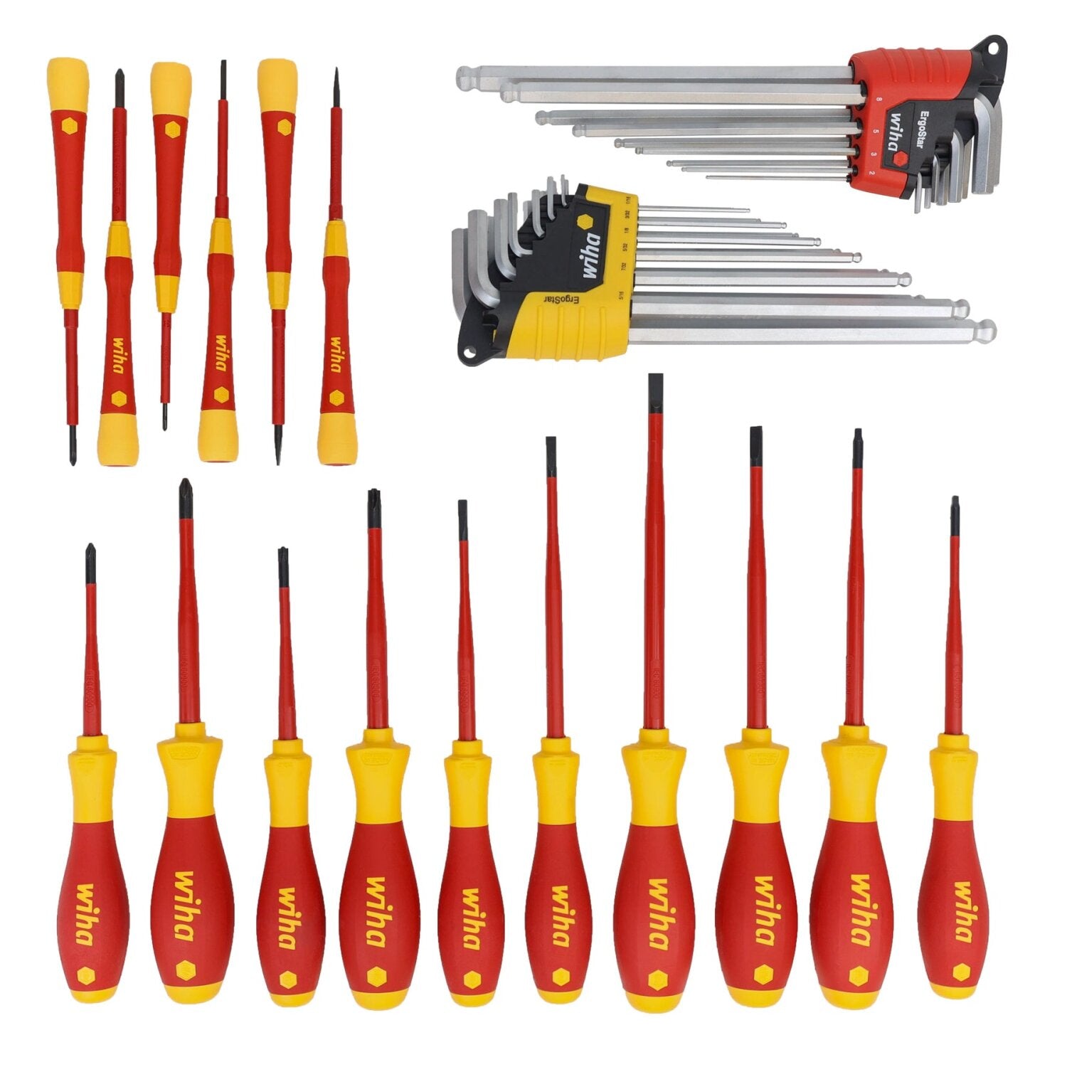 Wiha 91872 Master Electrician's Insulated Tool Kit - 59 Piece Heavy Duty Backpack Set for Professional Electricians | Perfect for Industrial Maintenance & Home Electrical Repairs
