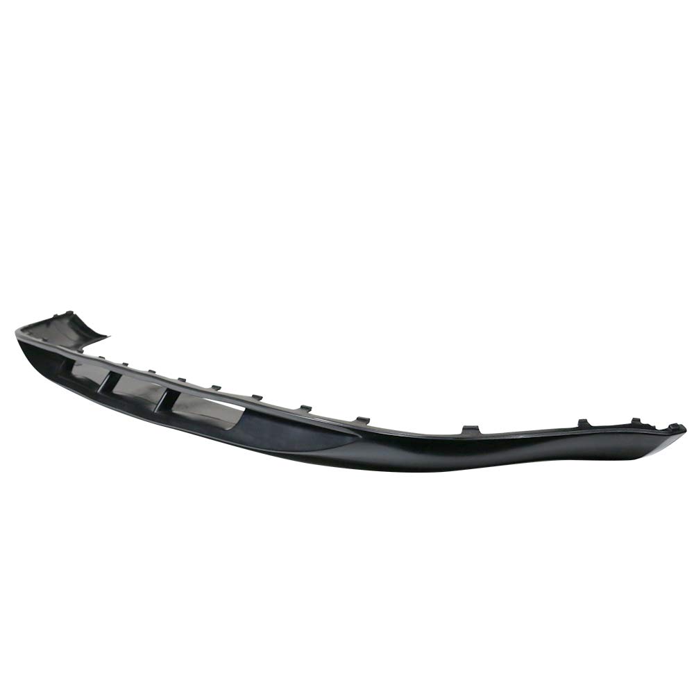 IKON MOTORSPORTS 20AE Style Front Bumper Lip Spoiler - Black PU Splitter Chin Diffuser for 1999-2005 Volkswagen Jetta (MK4) | Enhances Aerodynamics & Aggressive Styling for Street Racing & Car Shows