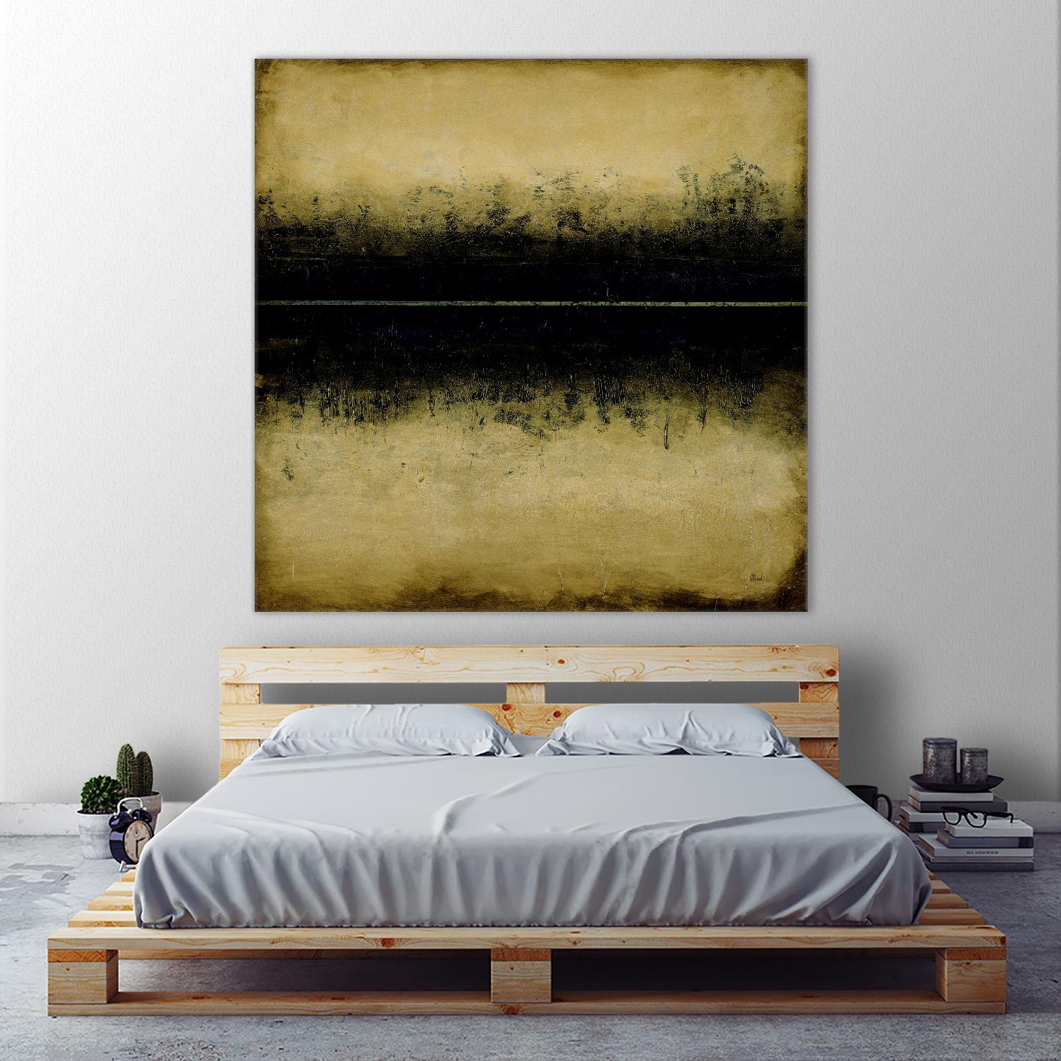 Abstract View III - Modern Wall Art Canvas Print for Home & Office Decor | Perfect for Living Room, Bedroom, and Workspace Aesthetics