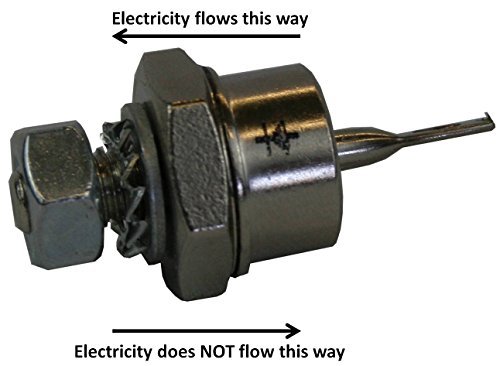 75 Amp 600 Volt Stud Blocking Diode - High Power Automotive Electrical Component for Cars, Trucks & Vehicles | Perfect for Alternator, Battery & Electrical System Protection