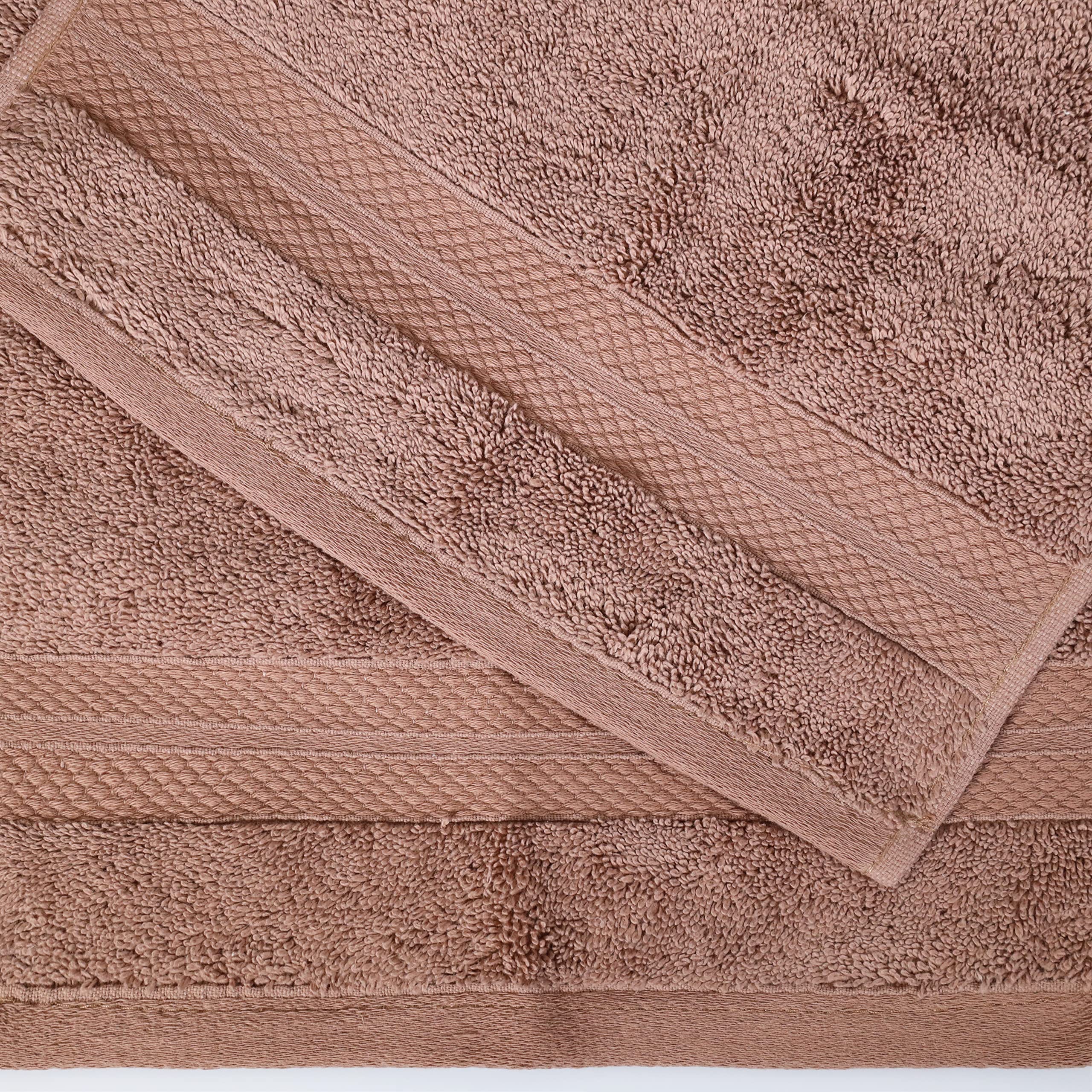 Premium 12-Piece Turkish Cotton Face Towel Set - Ultra Absorbent & Quick Dry Washcloths for Bathroom, Gym, Spa, Travel | Soft Guest Towels for Airbnb, Hotel, Home & Kids | Eco-Friendly Taupe Bath Accessories