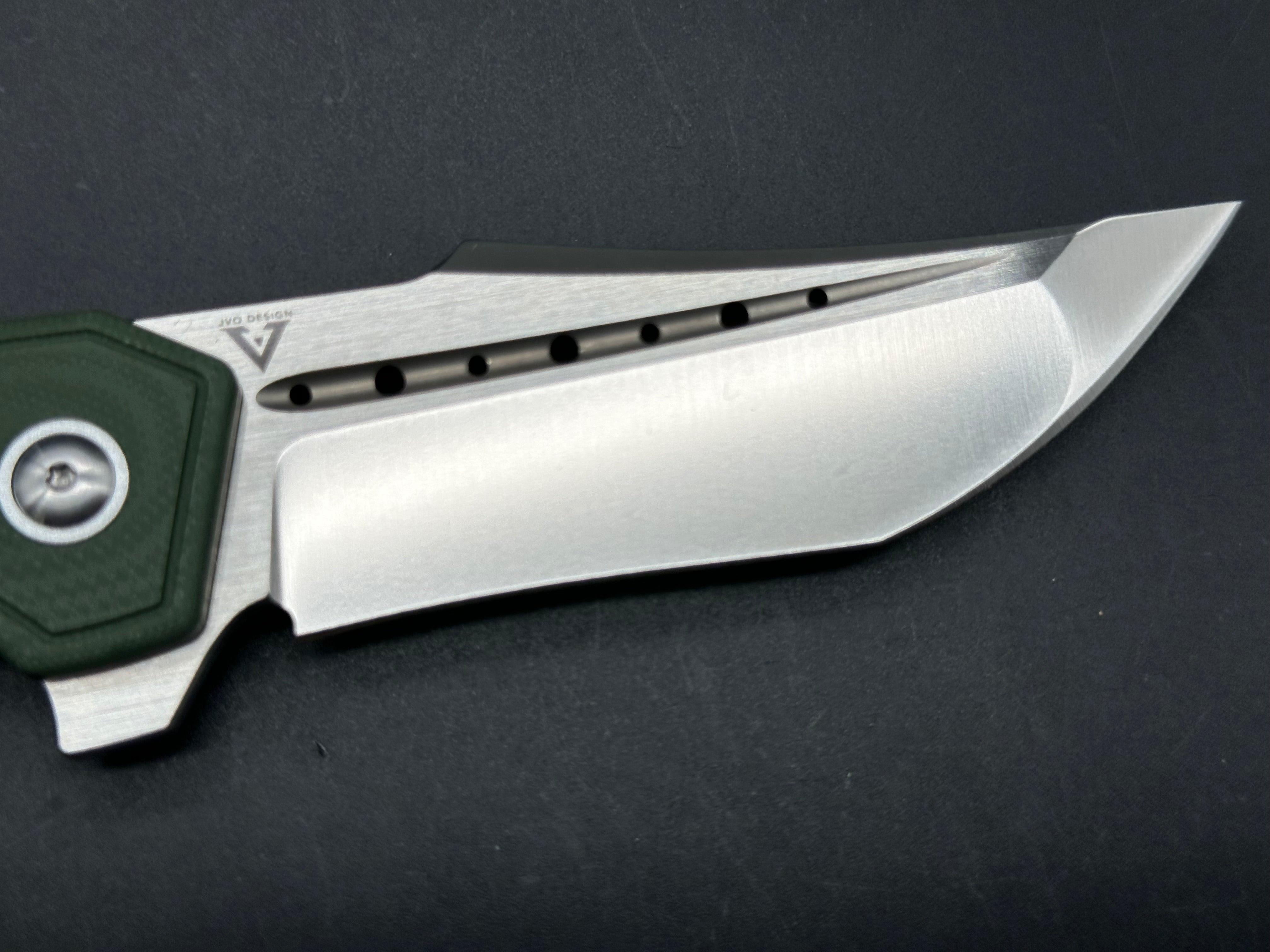 Begg Knives Astio Frame Lock Folding Knife - OD Green G10 Handle - EDC, Outdoor, Camping & Survival Gear