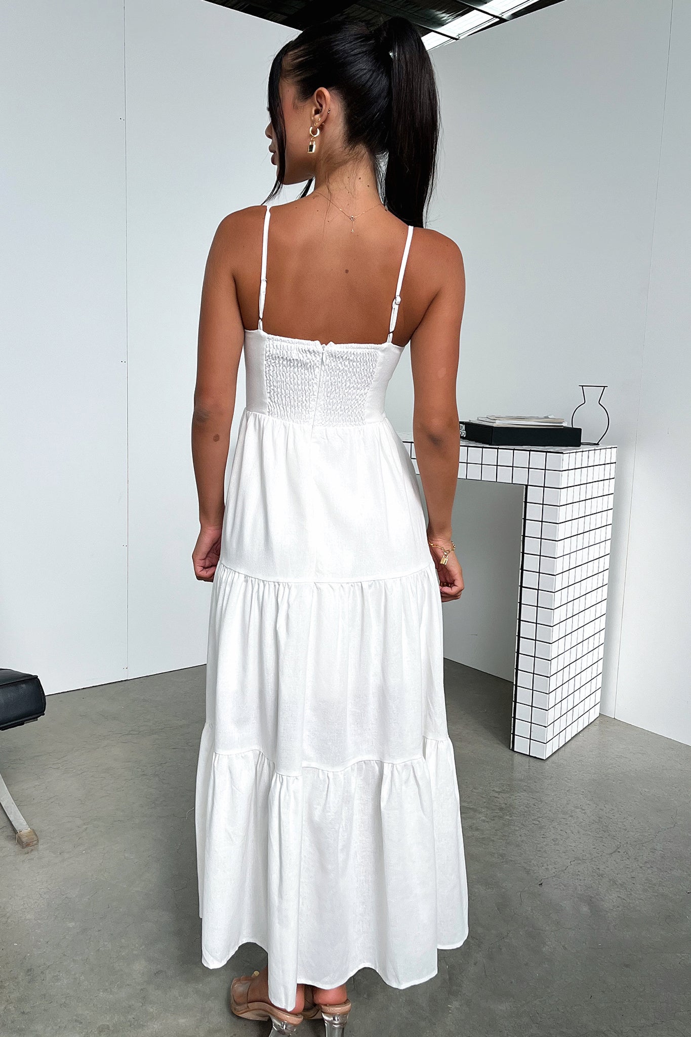 Mirana White Dress for Women - Elegant Summer Casual Wear for Parties, Weddings & Date Nights