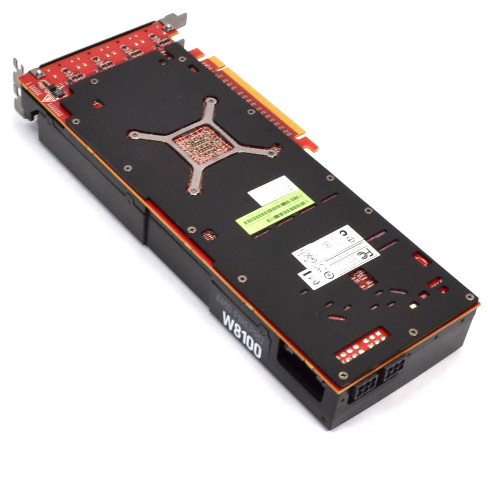 AMD FirePro W8100 8GB GDDR5 Professional Workstation Graphics Card for CAD, 3D Rendering & Video Editing - High Performance GPU for Designers & Engineers