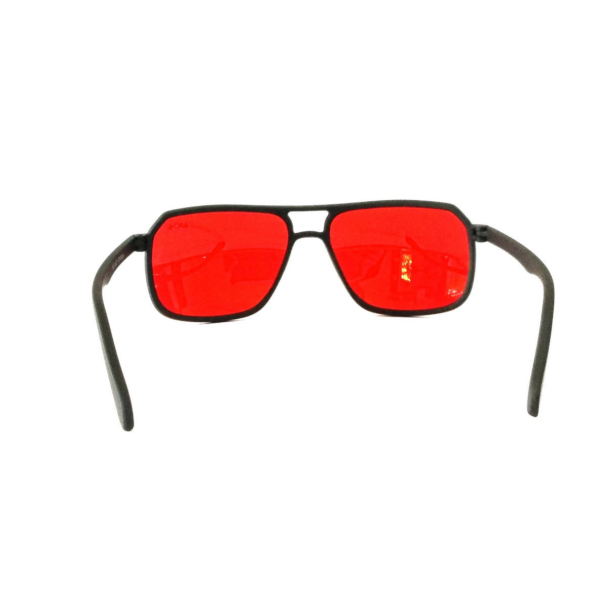 Stylish Orange Mirror Rectangle Sunglasses for Men & Women - UV400 Protection - Trendy Unisex Fashion Eyewear - Perfect for Beach, Driving, and Outdoor Activities
