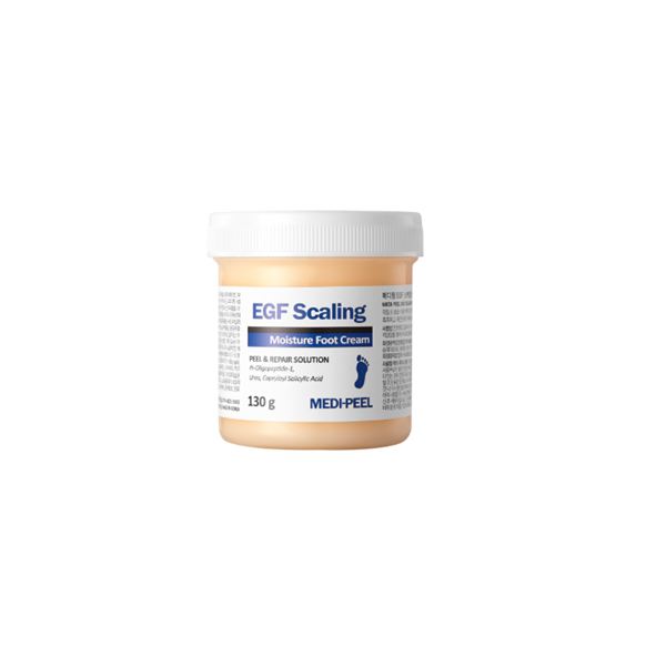 Medi Peel EGF Exfoliating & Hydrating Foot Cream for Dry Cracked Heels - Intensive Moisturizing Treatment for Soft Smooth Feet at Home or Spa