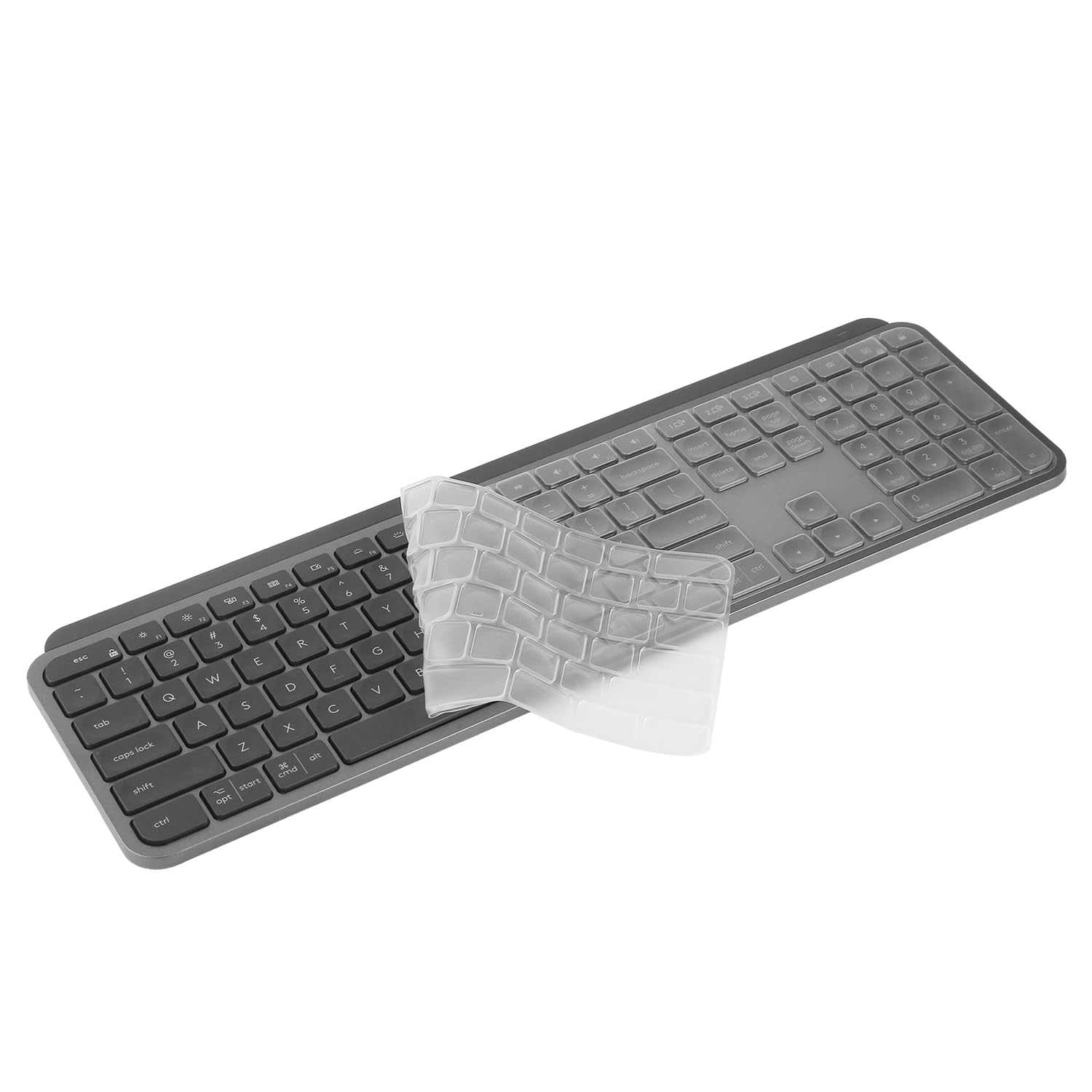 Ultra Thin Clear Keyboard Cover for Logitech MX Keys S/MX Keys/Craft - US Layout Keyboard Protector Skin | Perfect for Office, Home & Travel Use