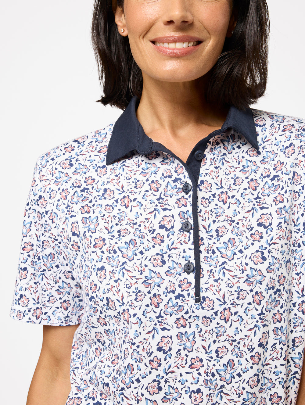 Analina Women's Short Sleeve Polo Shirt - Casual Cotton Knit Top for Work & Everyday Wear | Perfect for Office, Golf & Summer Outfits