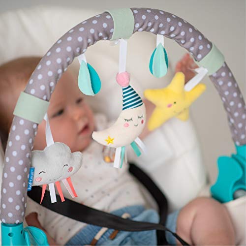Taf Toys 12365 - Mini Moon Arch Activity Gym for Babies | Soft Playmat with Hanging Toys for Newborn Development & Tummy Time | Nursery Decor & Sensory Play