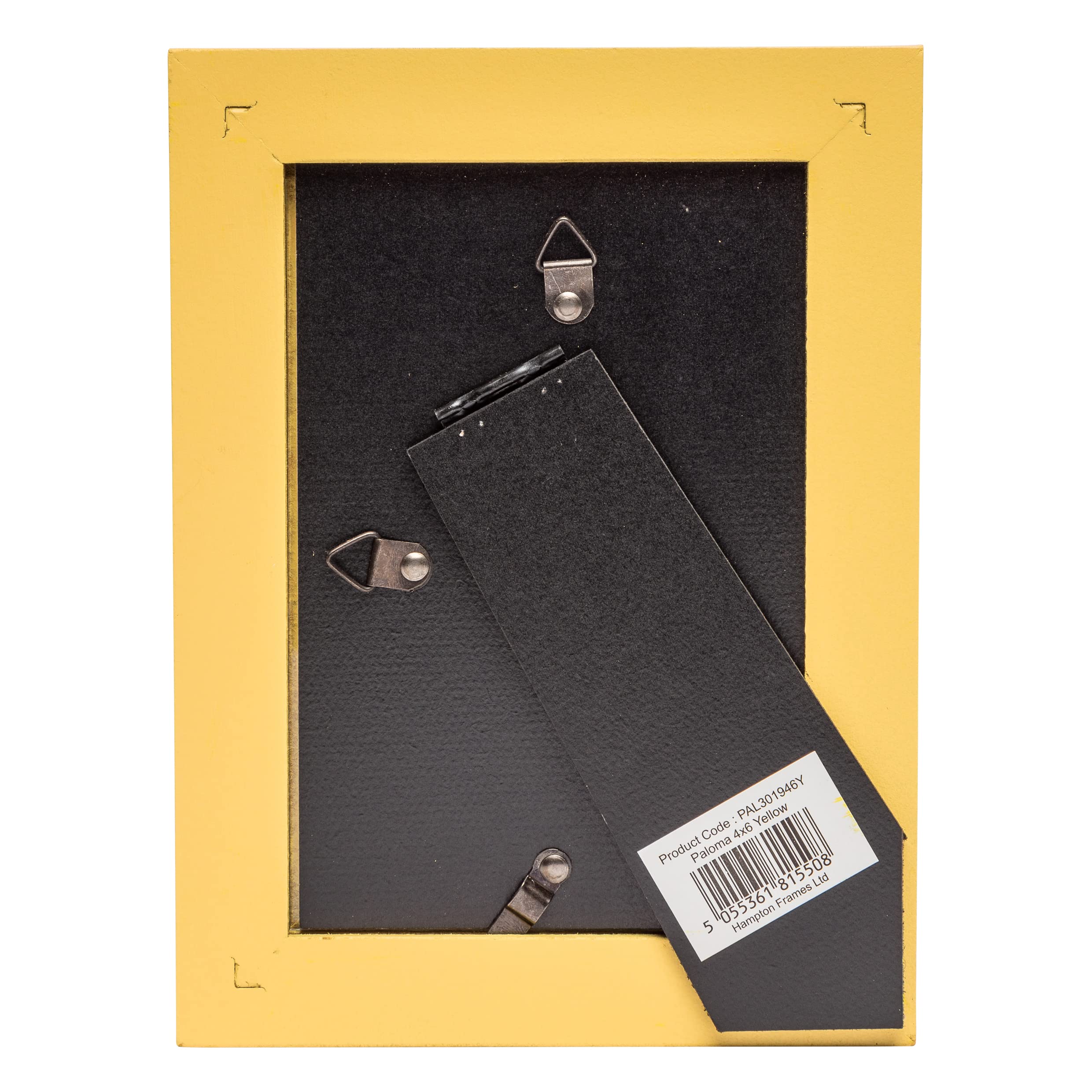 4x6 Yellow Picture Frame with Glass - PALOMA PAL301946Y - Perfect for Wall Decor, Tabletop Displays & Photo Gifts (10x15cm)