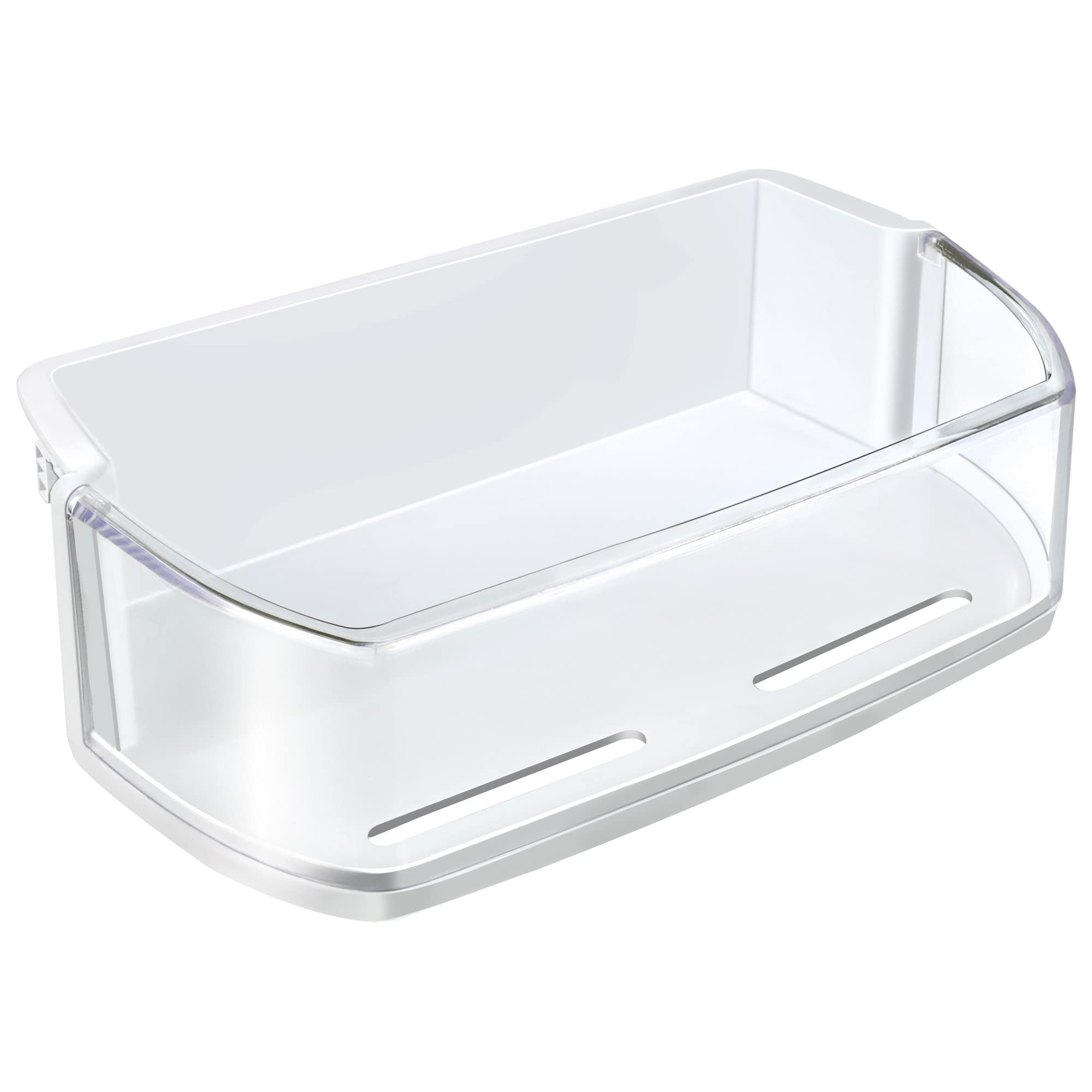 LG Kenmore Refrigerator Door Shelf Bin Replacement - Food Grade Plastic White (Compatible Part Numbers: PS10065040, 3190322, EAP10065040) - Perfect for Organizing Beverages, Condiments & Snacks in Your Fridge