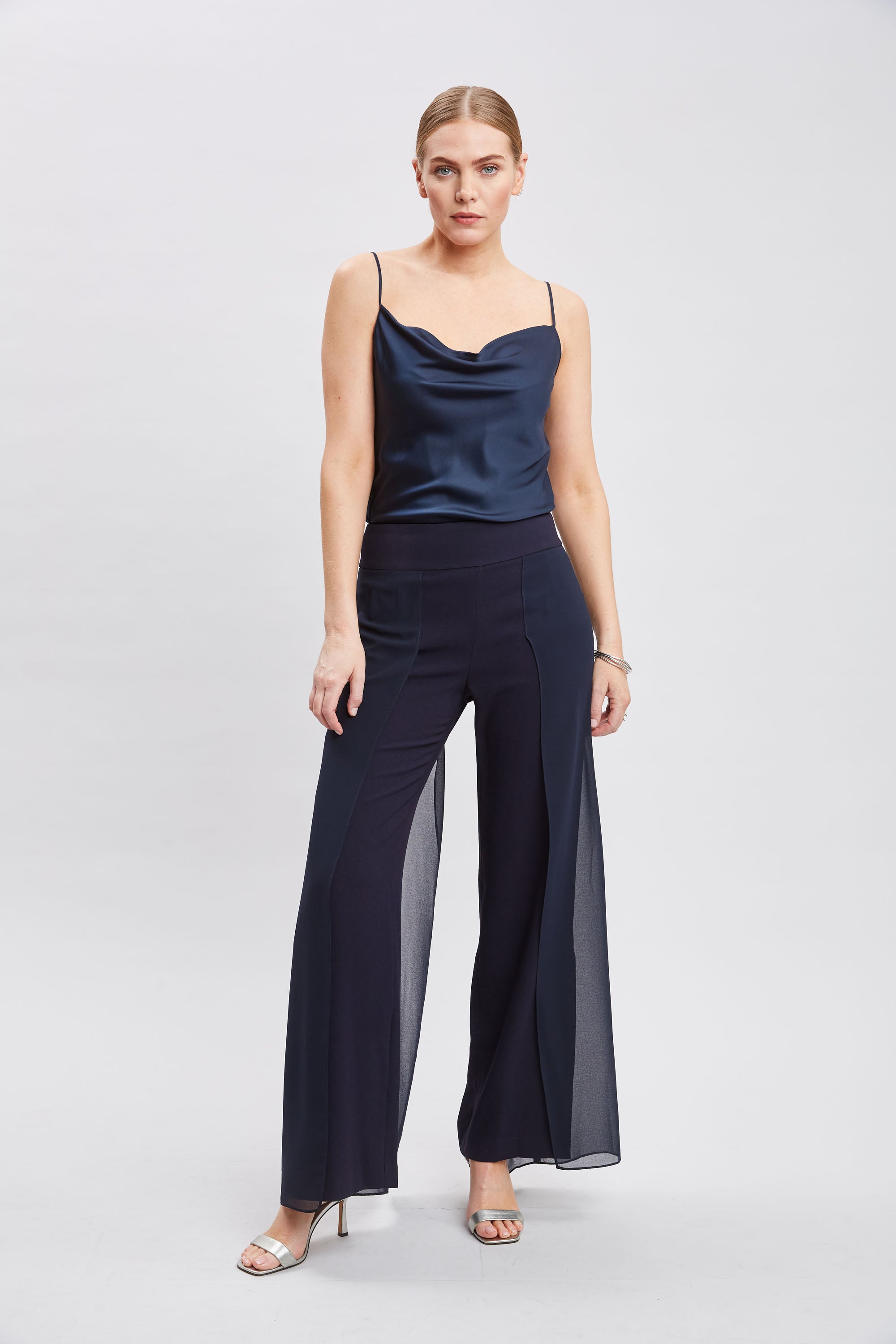 Luxury Stretch Silk Satin Cami Top for Women - Soft & Comfortable Sleeveless Blouse for Date Night, Party & Special Occasions
