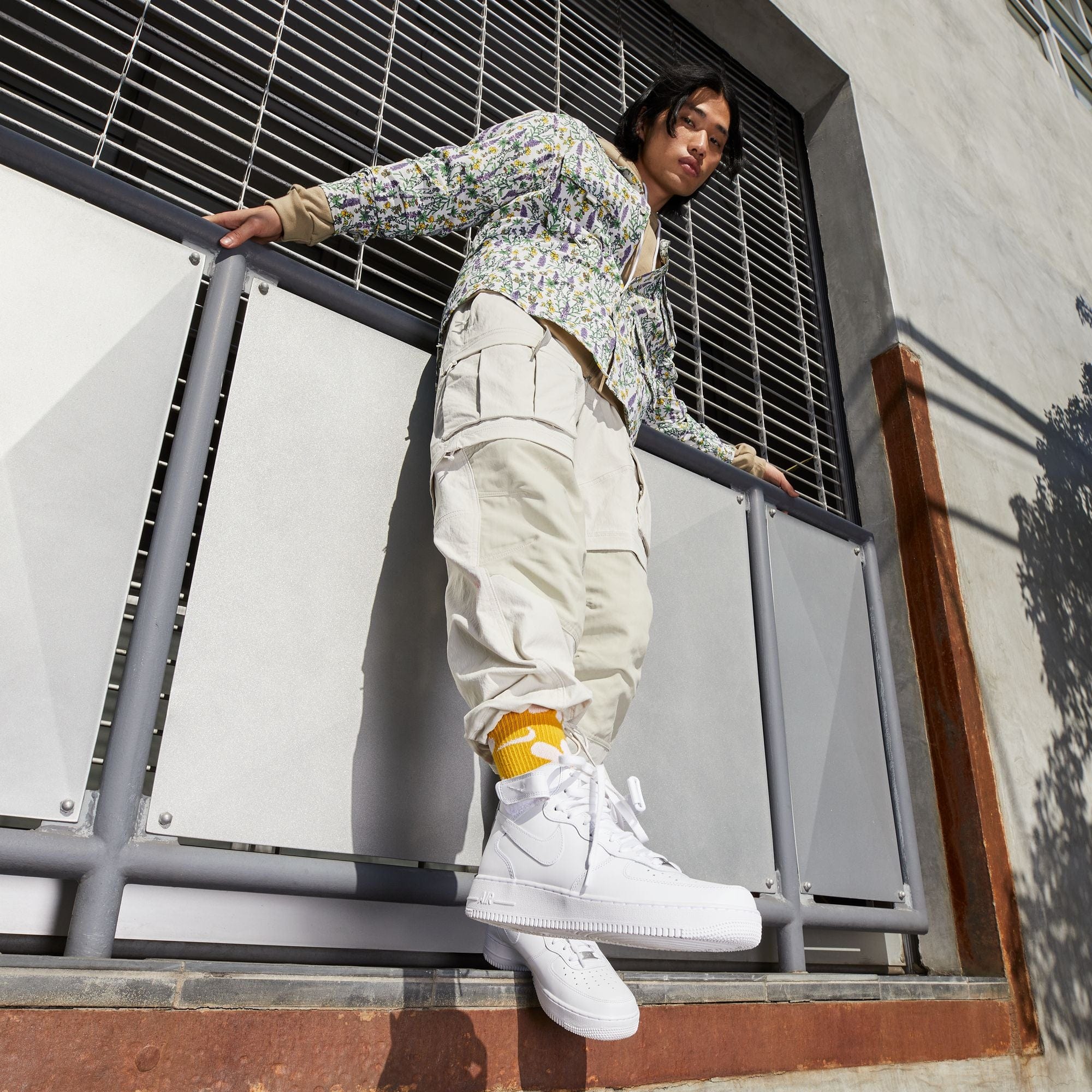Nike Air Force 1 Mid '07 Men's Basketball Shoes - Classic White Sneakers for Casual Wear & Street Style | Perfect for Everyday Outfits, Gym, and Urban Fashion