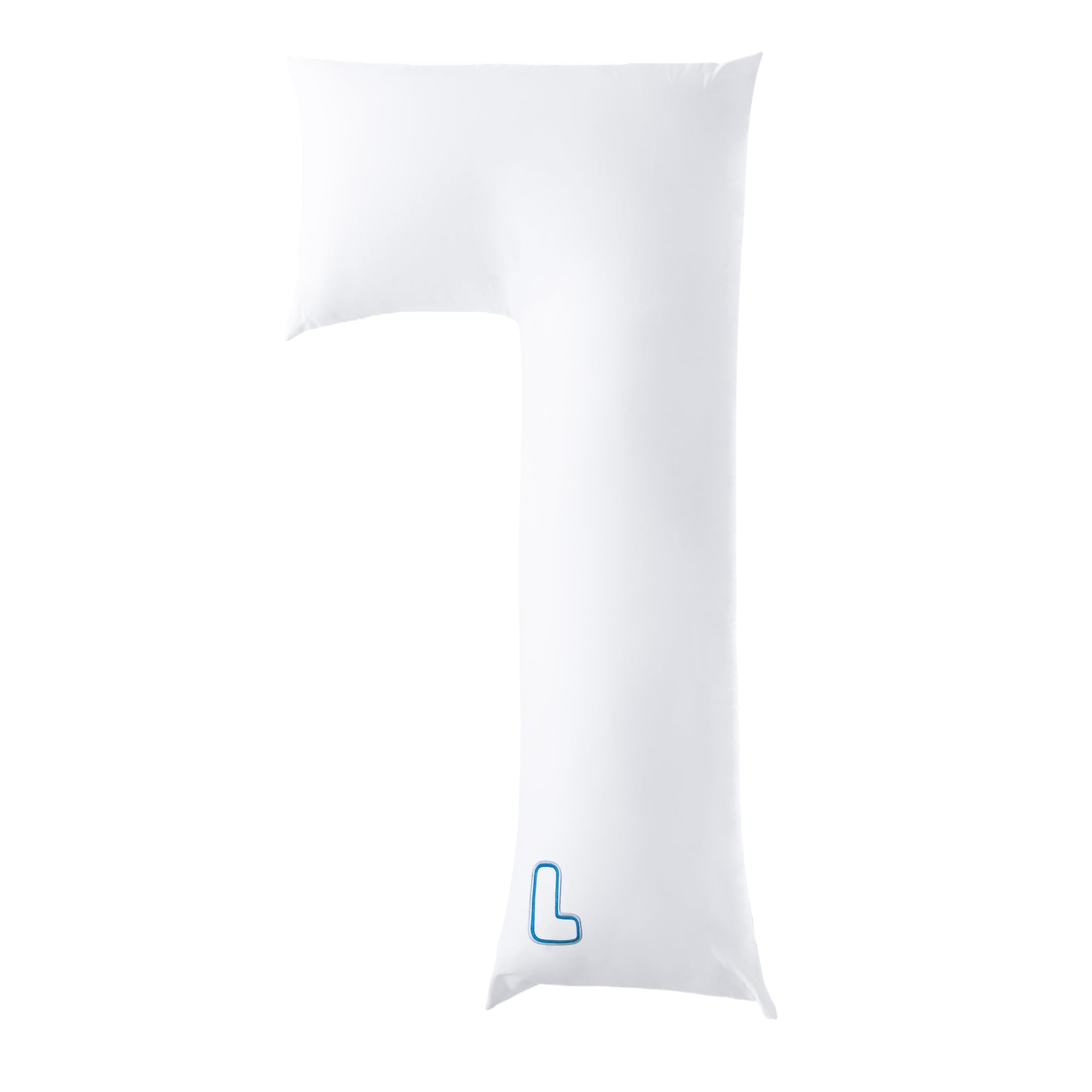 SnuggL Body Pillow for Knee, Back & Hip Support - 28x54 Inch Long Comfort Pillow for Side Sleepers & Pregnancy - Includes 2 White Pillowcases - Perfect for Pain Relief, Better Sleep & Maternity Support